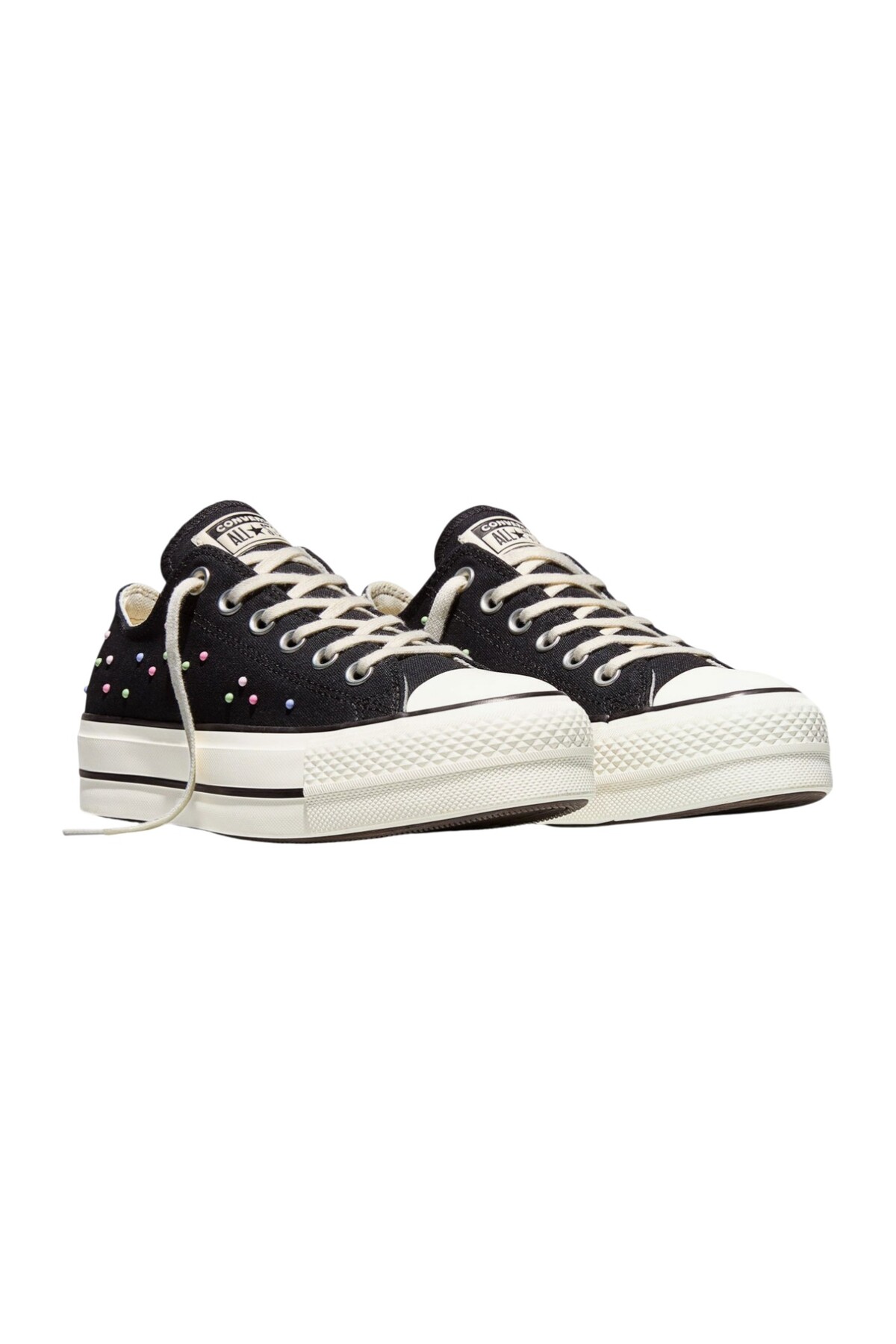 کتانی زنانه مشکی Chuck Taylor All Star Lift Platform Mini Studs A19141c-001