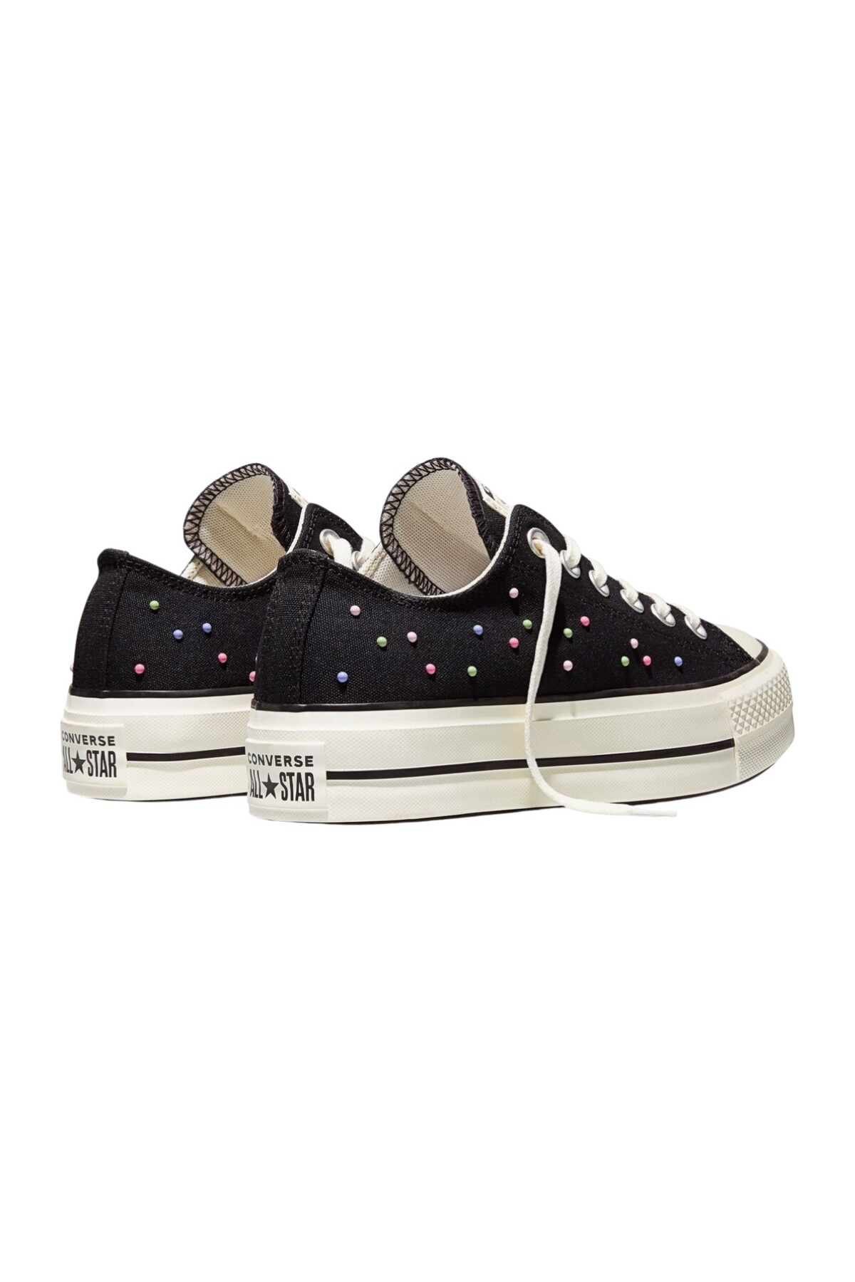 کتانی زنانه مشکی Chuck Taylor All Star Lift Platform Mini Studs A19141c-001