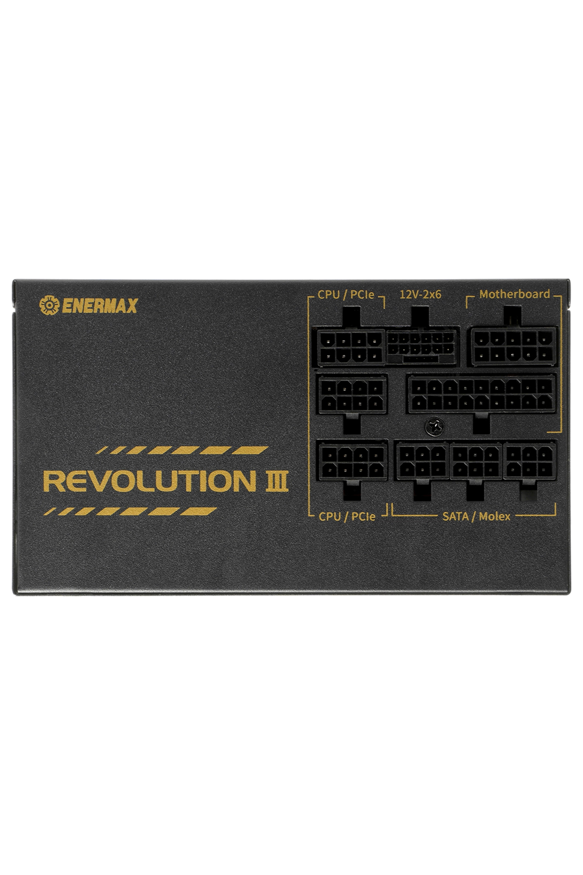 منبع تغذیه کامل ماژولار ATX 3.1 REVOLUTION III 850W 80+ Gold PCIe 5.1 (ERV850G-AHG-MAC)