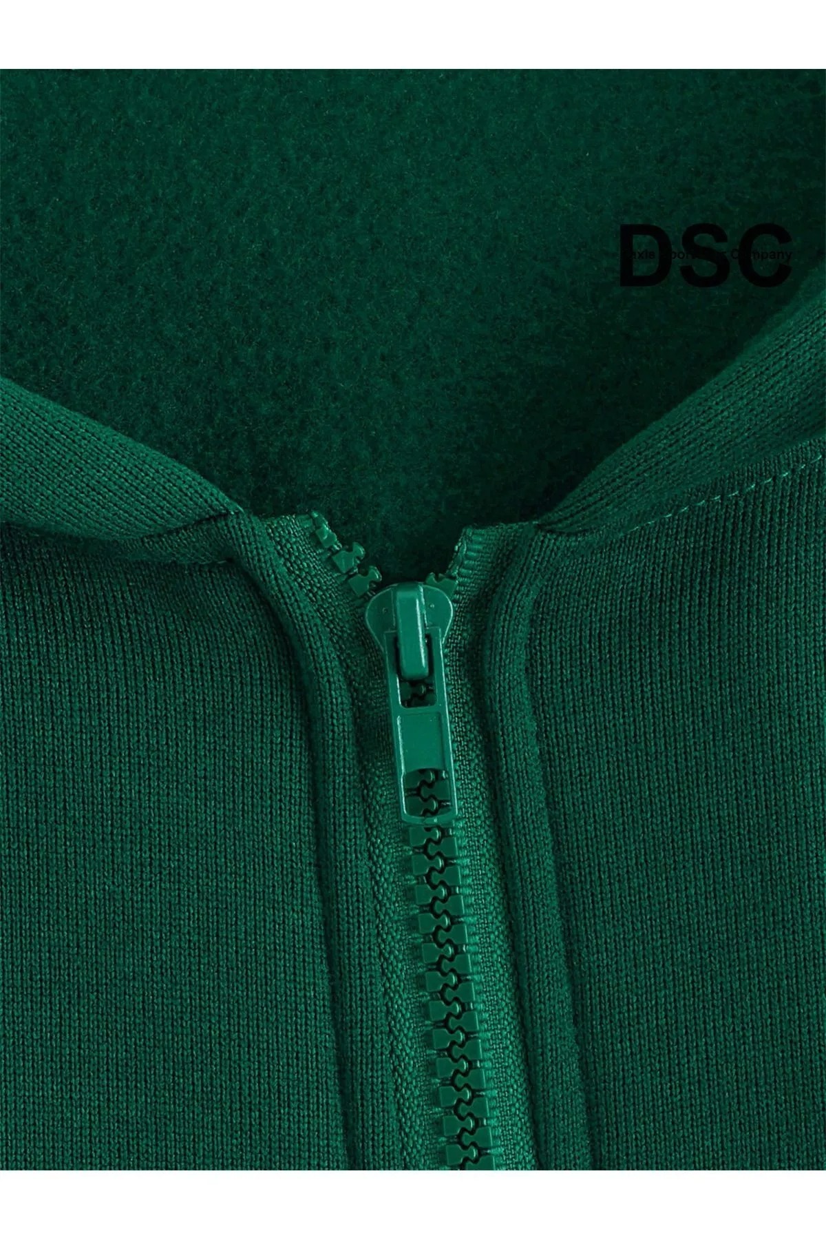 Unisex Fermuarlı Cepli Kapüşonlu Sweatshirt EYAXX Sportwear Company — رنگارنگ EYAXXFermuarlıRenkli — تصویر 4 از 4