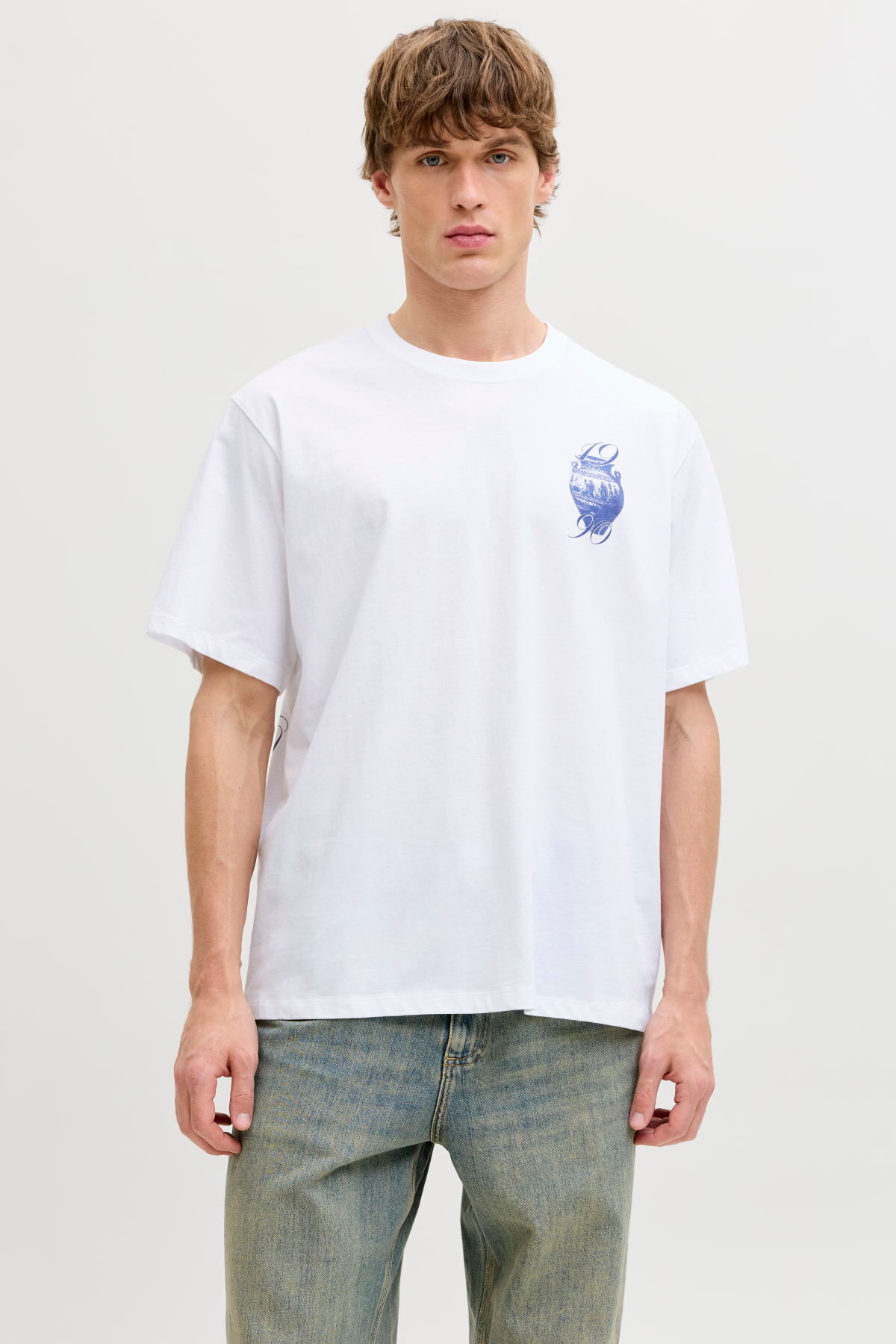 تی‌شرت یقه گرد طرح‌دار مردانه - مد روز جک اند جونز تی شرت Jack & Jones