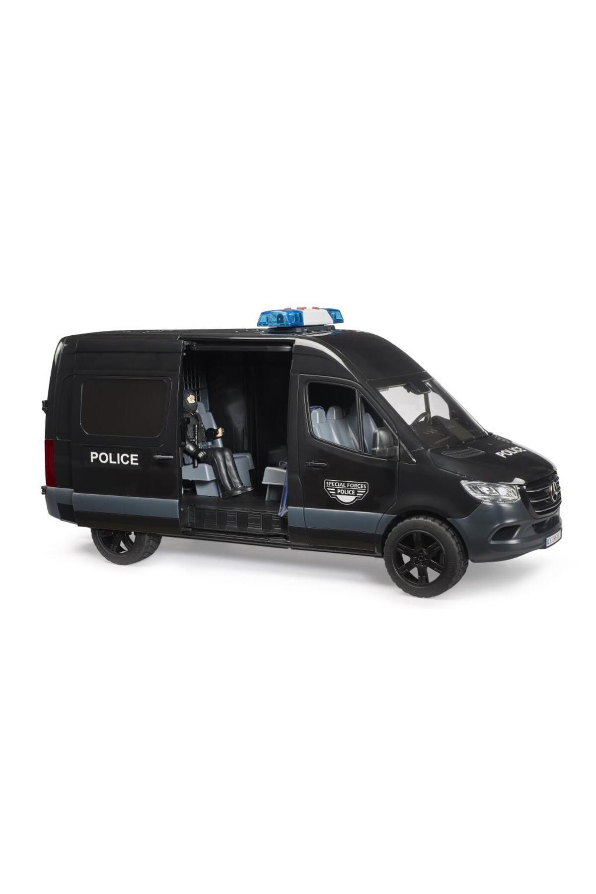 Bruder Mercedes Benz Sprinter Özel Harekat Aracı ve Polis BR02685 fotoğrafı 6 (önizleme)