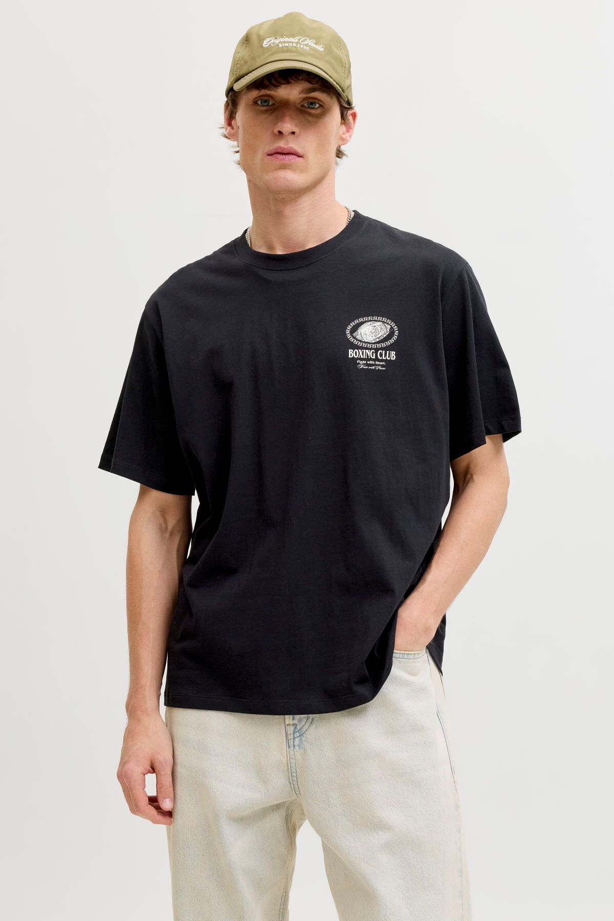 تی‌شرت یقه گرد طرح‌دار مردانه - مد روز جک اند جونز تی شرت Jack & Jones