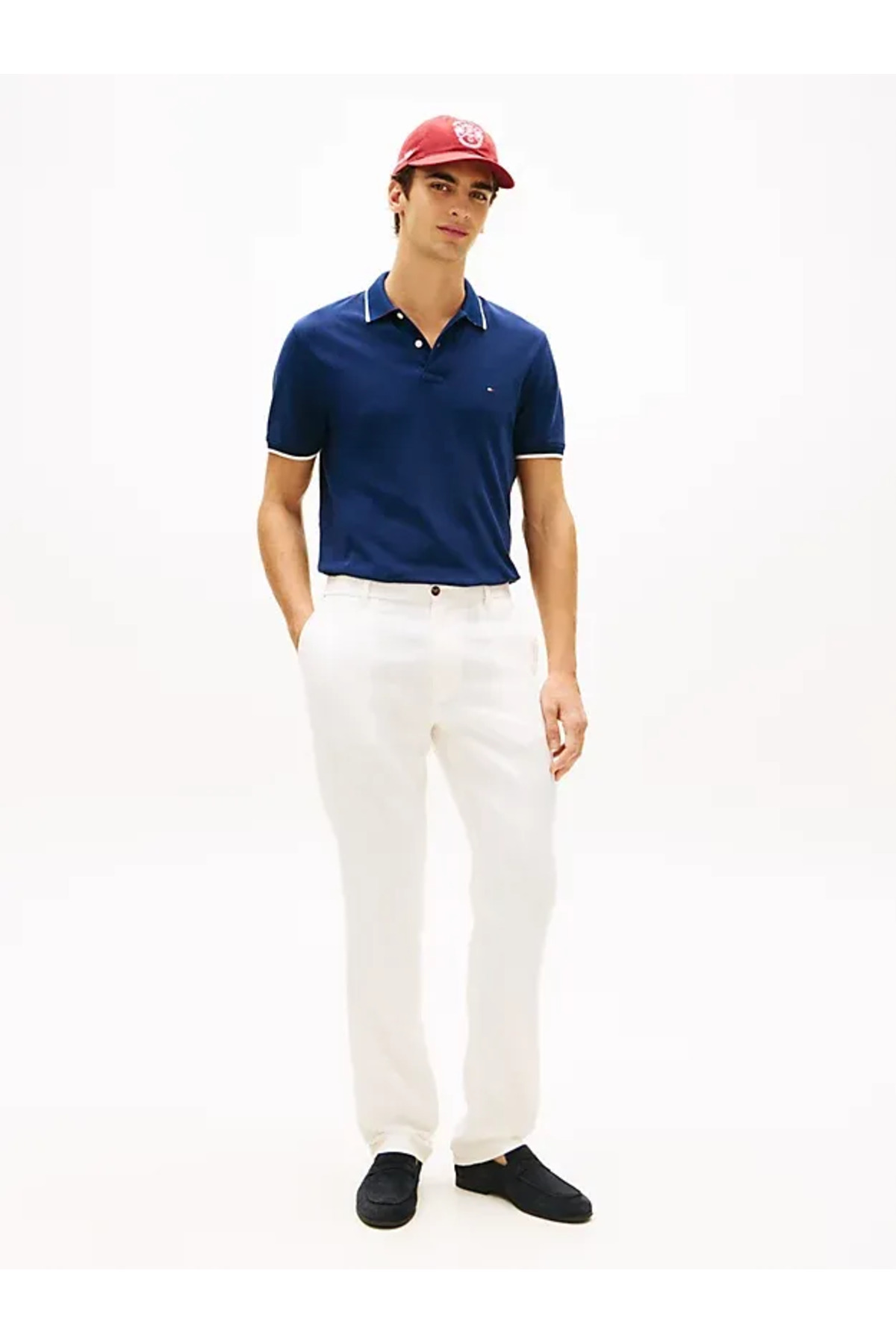 Male pique UNDERCOLLAR REG POLO MW0MW42748-THDCC