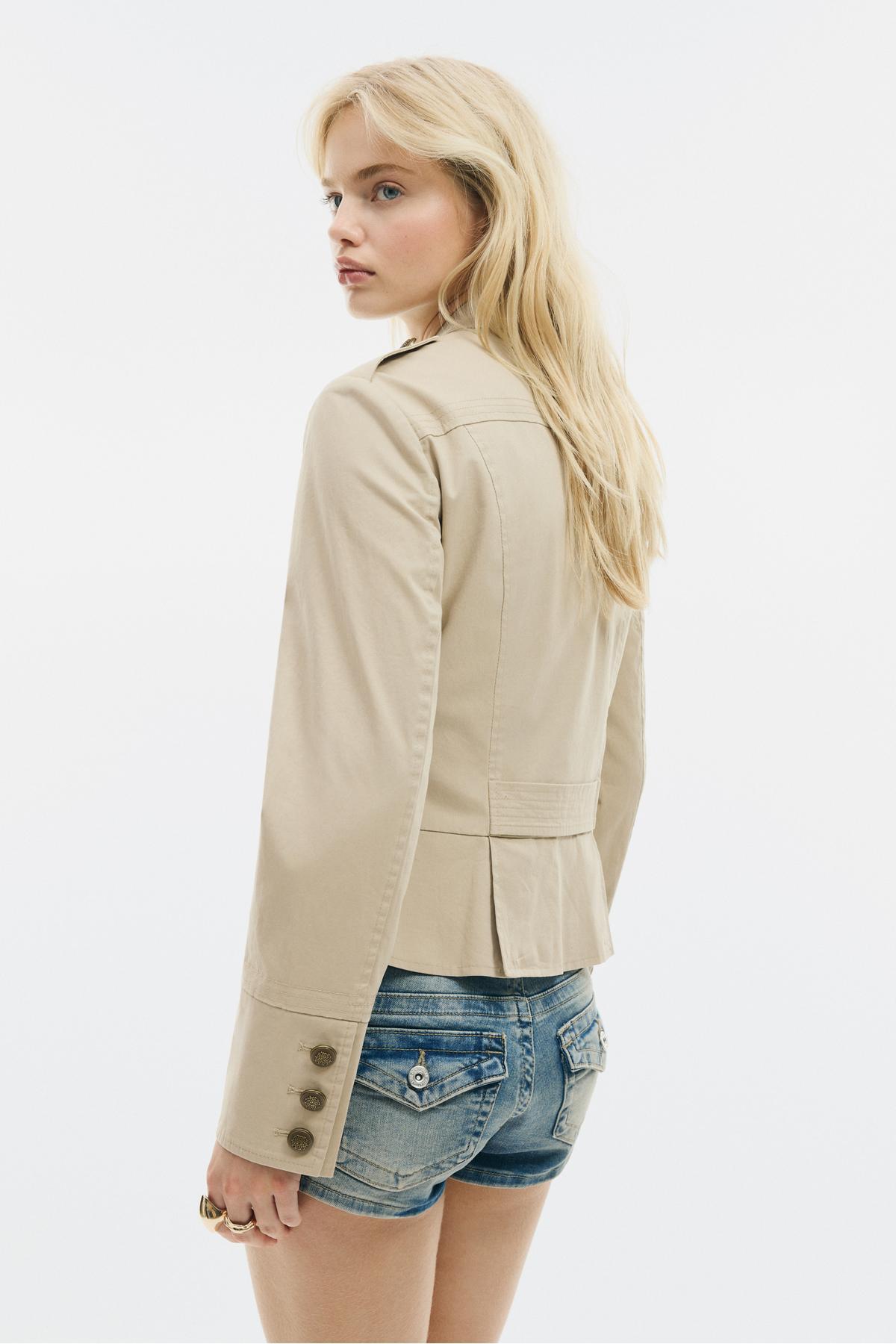 Stradivarius  Militer blazer - Görsel 5