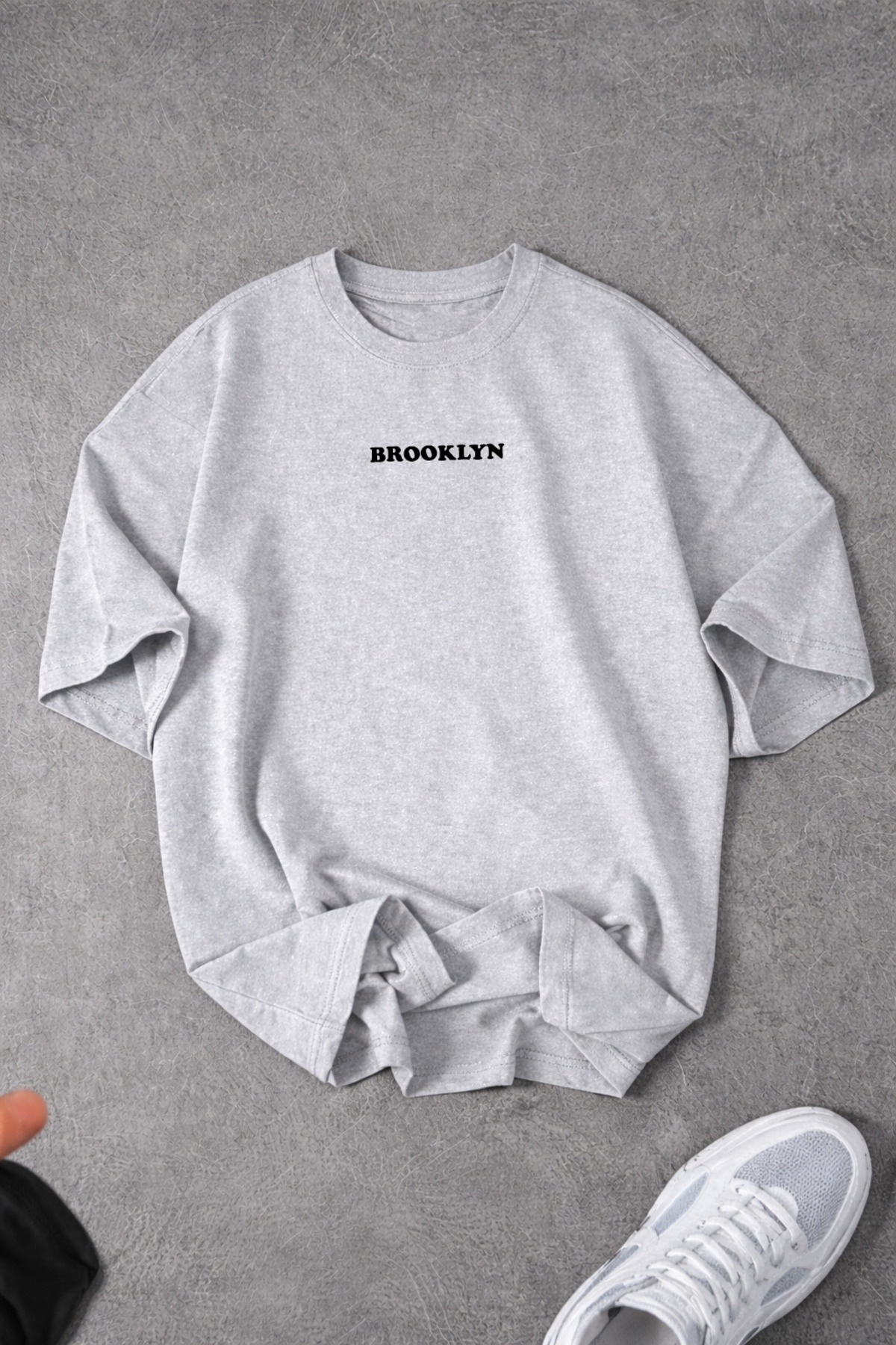 Revasser Unisex muška/ženska BROO majica sa prilagođenim tekstom, široki kroj...