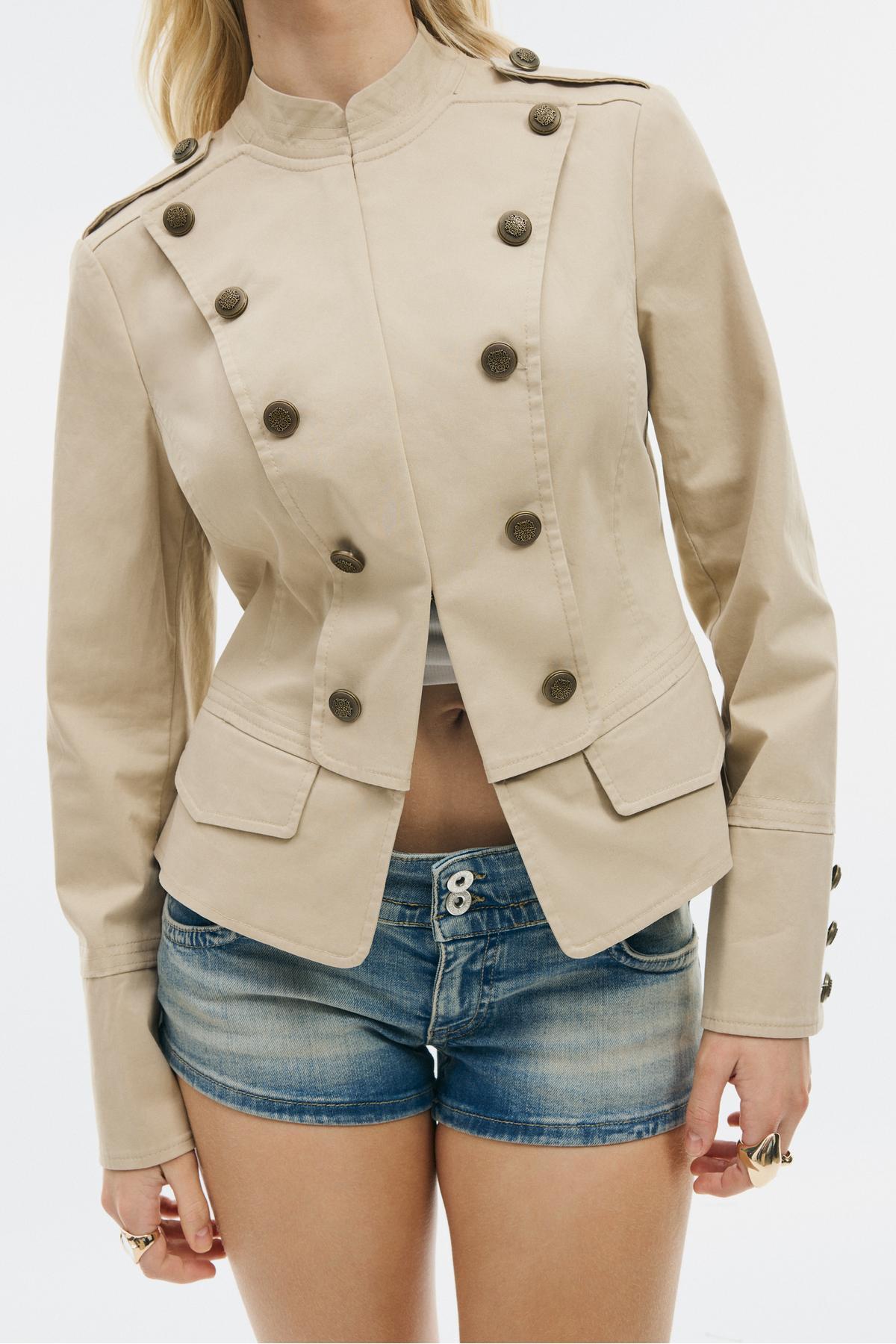 Stradivarius  Militer blazer - Görsel 4