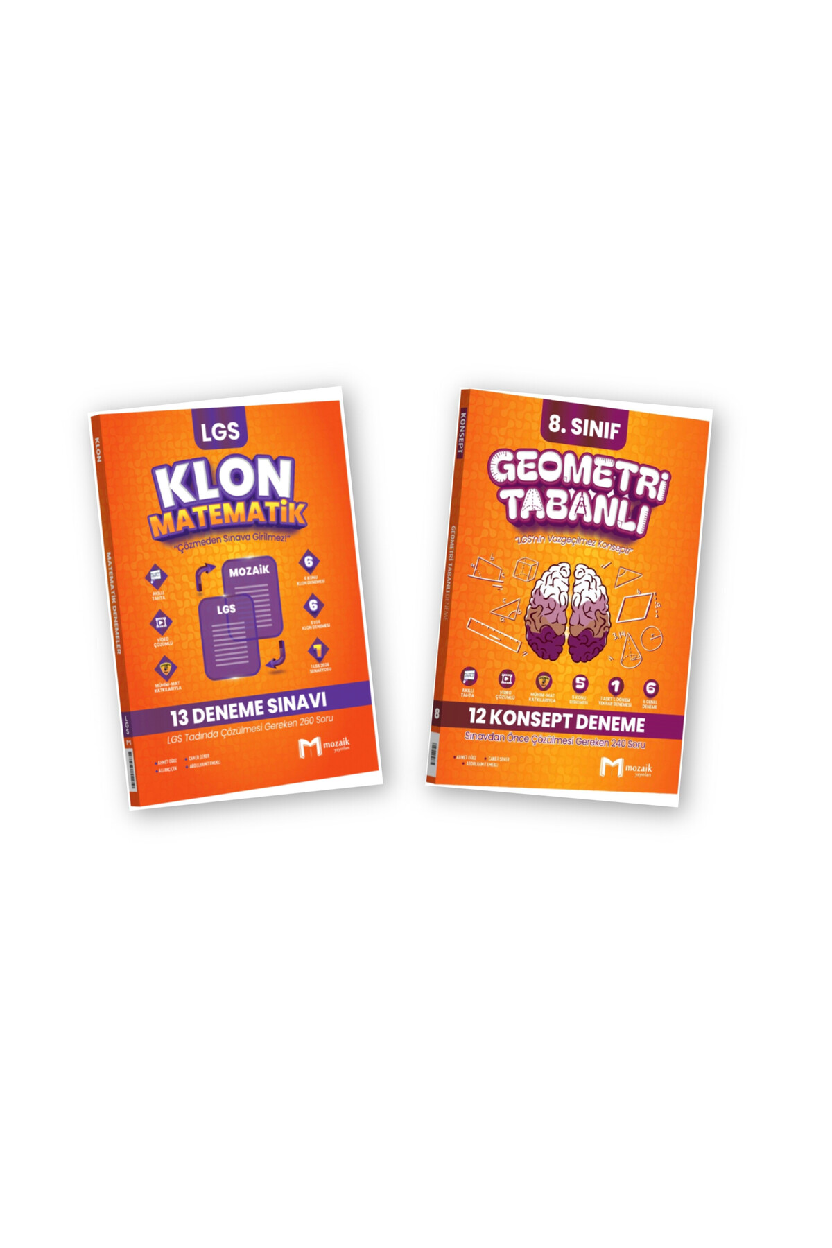 Mozaik Yayınları 8. Sınıf LGS Klon Matematik -Geometri Tabanlı