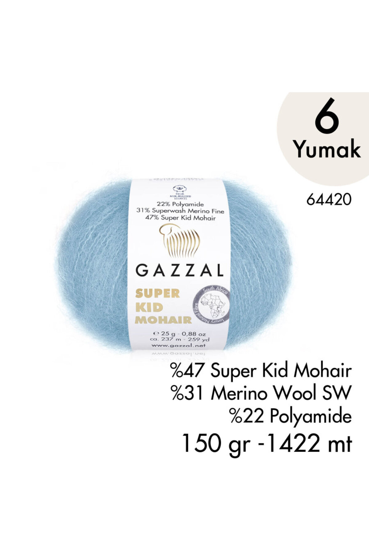 アクセサリー I.L Gazzal Super Kid Mohair 64431 - Fiyatı, Yorumları