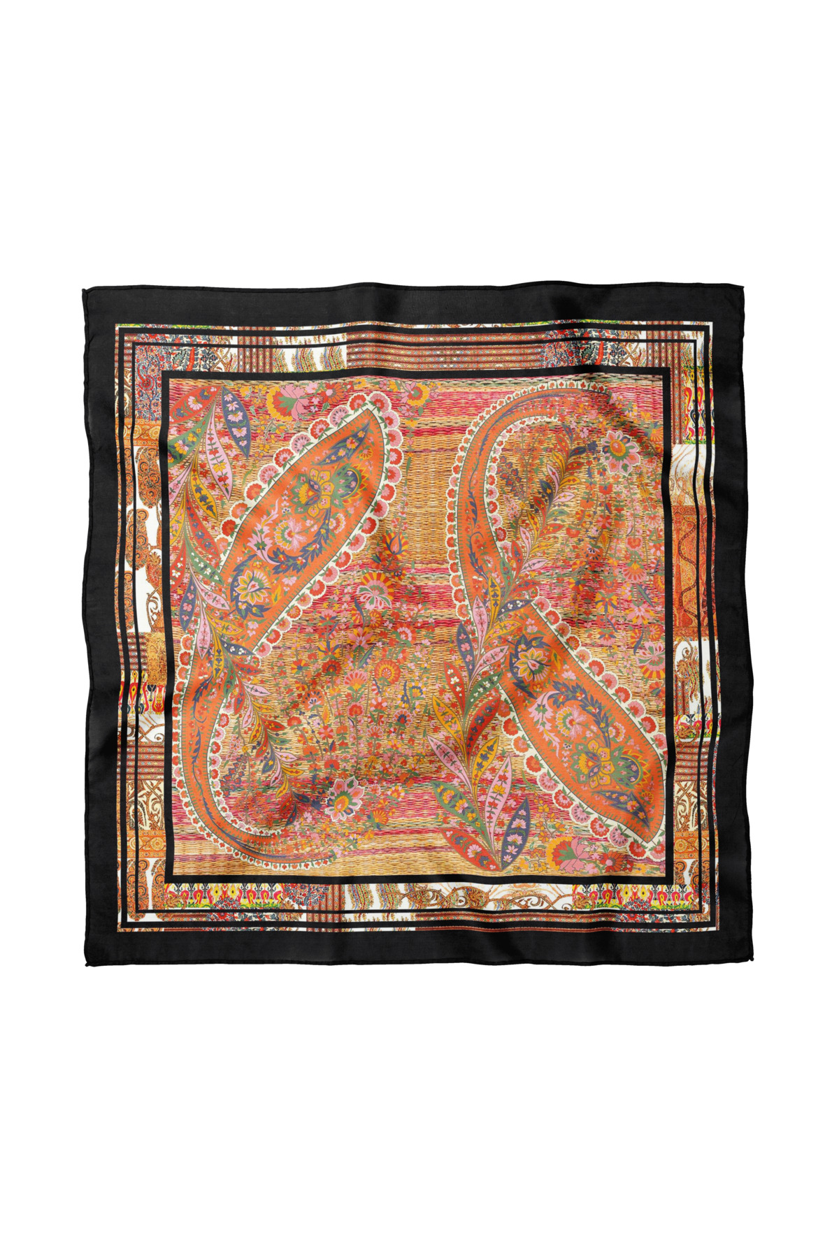Ethnic Patterned Scarf / Bandana 70x70cm
