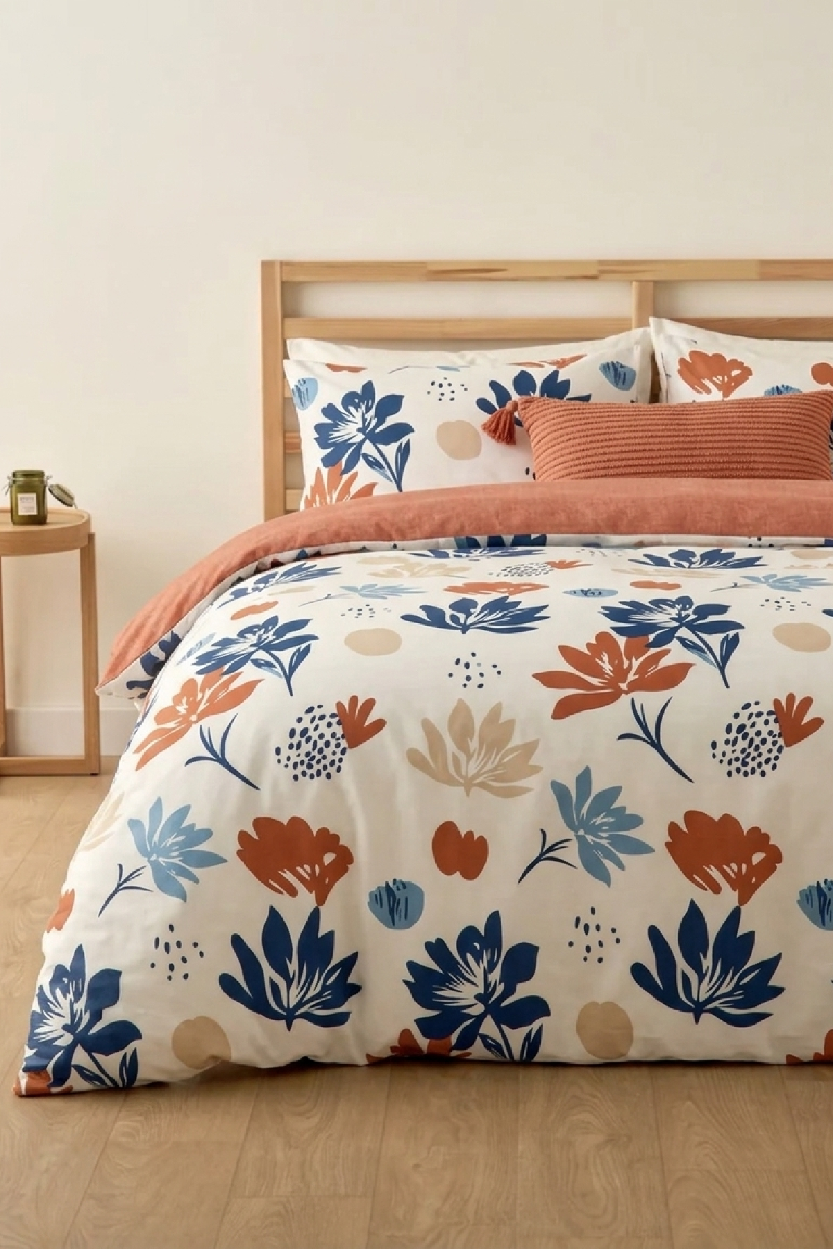 LaLiva Bali Dream Διπλό Σετ Κλινοσκεπασμάτων - Με Ελαστικό Σεντόνι - Βαμβακερ...