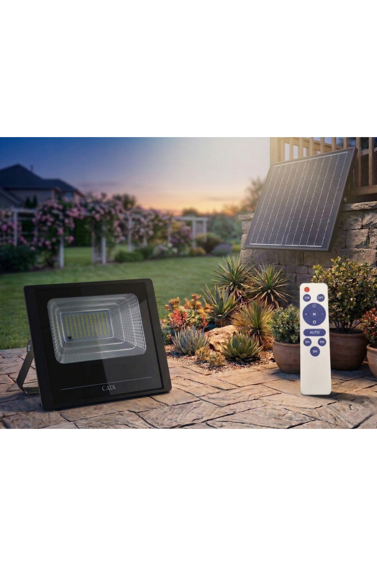 ライト　キャビテーション Cata CT 4648 Kumandalı 120W Solar Led Projektör 6400K Beyaz Işık
