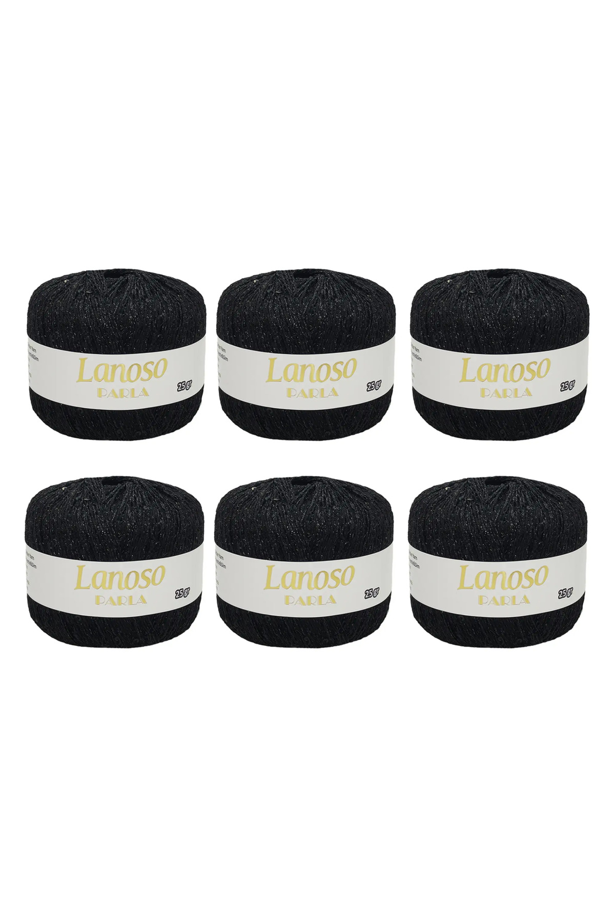 Glitter 6 Pieces (6060) 25 g 217 Mt Silvery Knitting Rope – 75% Glitter Yarn 25% Sequin Glitter – Glossy Rope
