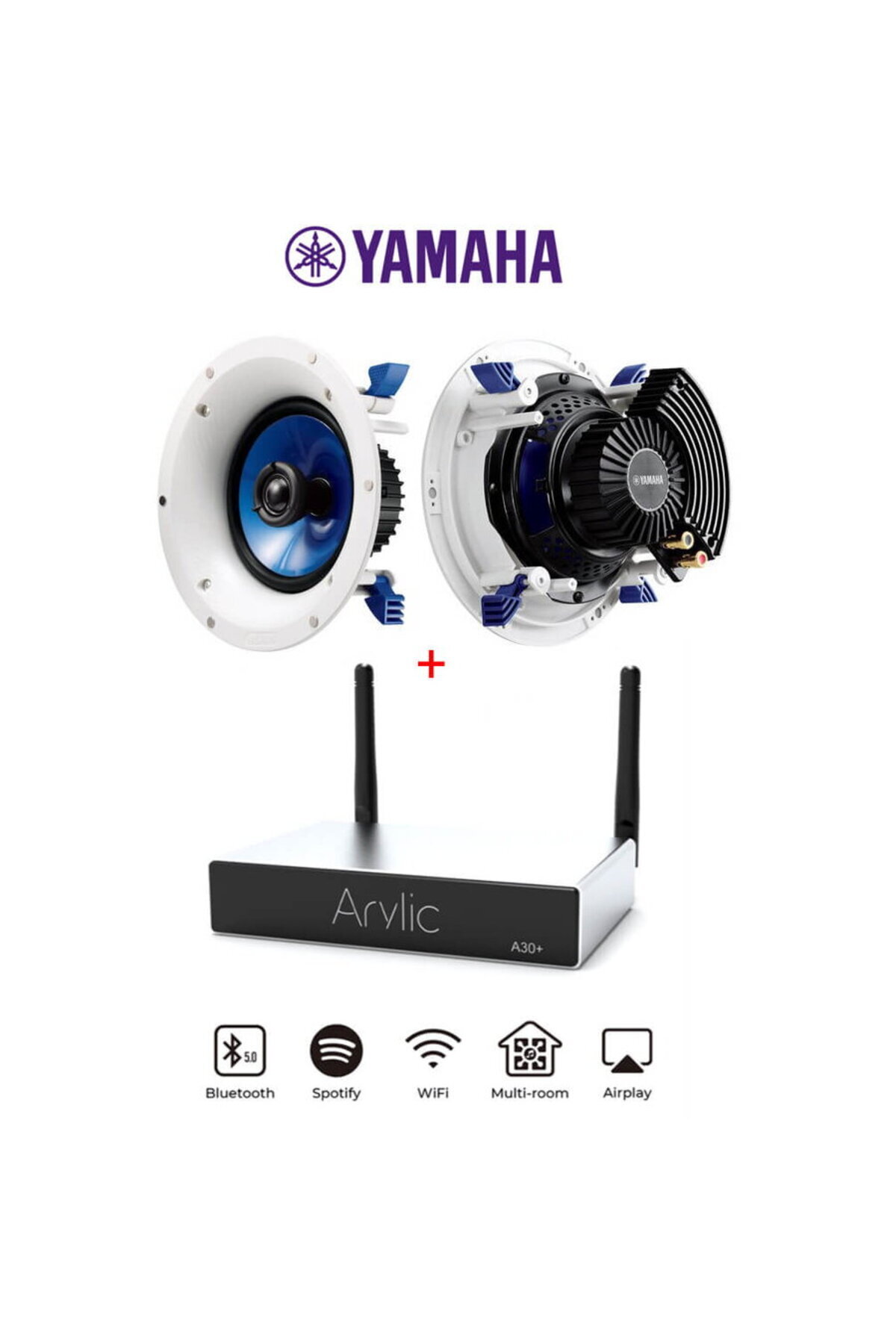 tibo Arylic a30+ and 2 yamaha ic600 ceiling boxes with multi-room ...