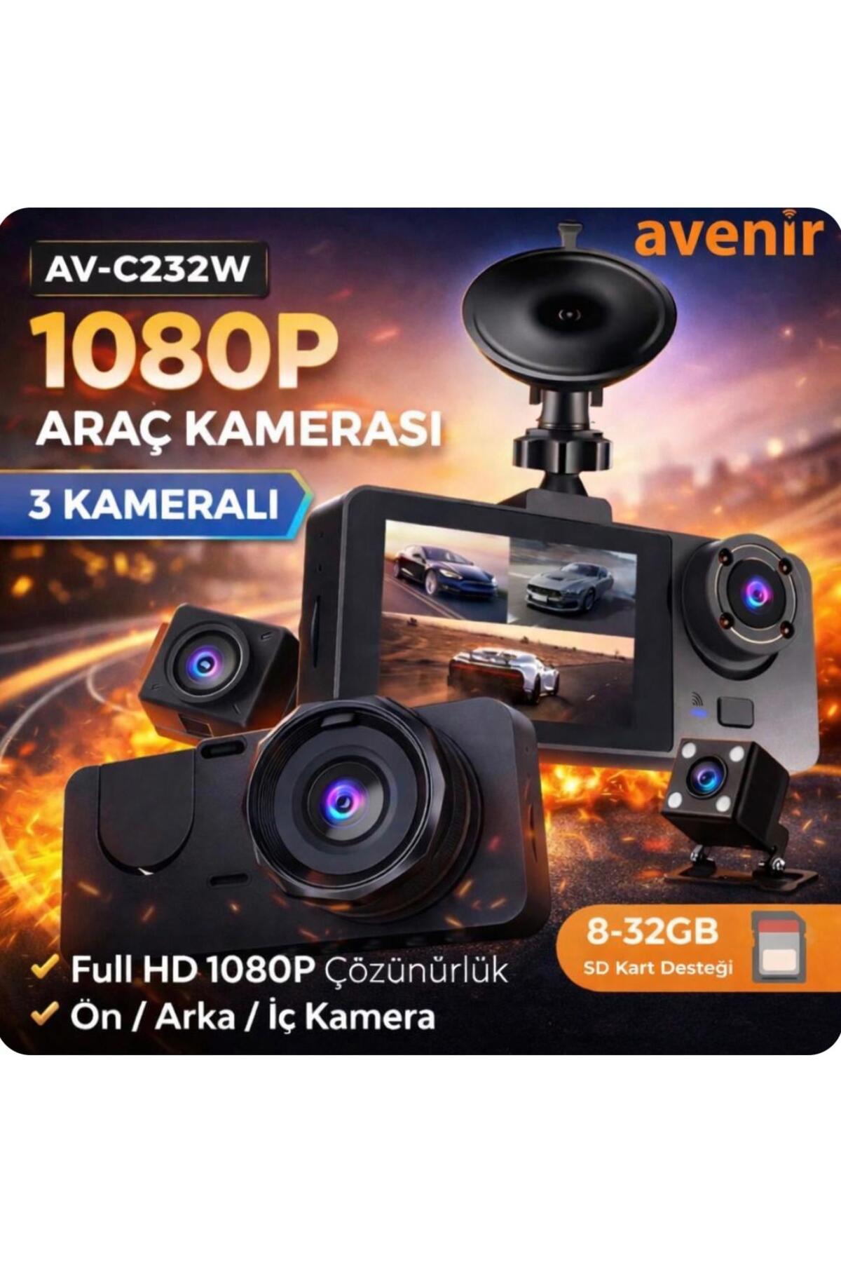 Avenir KRNTEKNO 5MP 1080FULL HD ARAÇ İÇİ KAMERA - Fiyatı, Yorumları