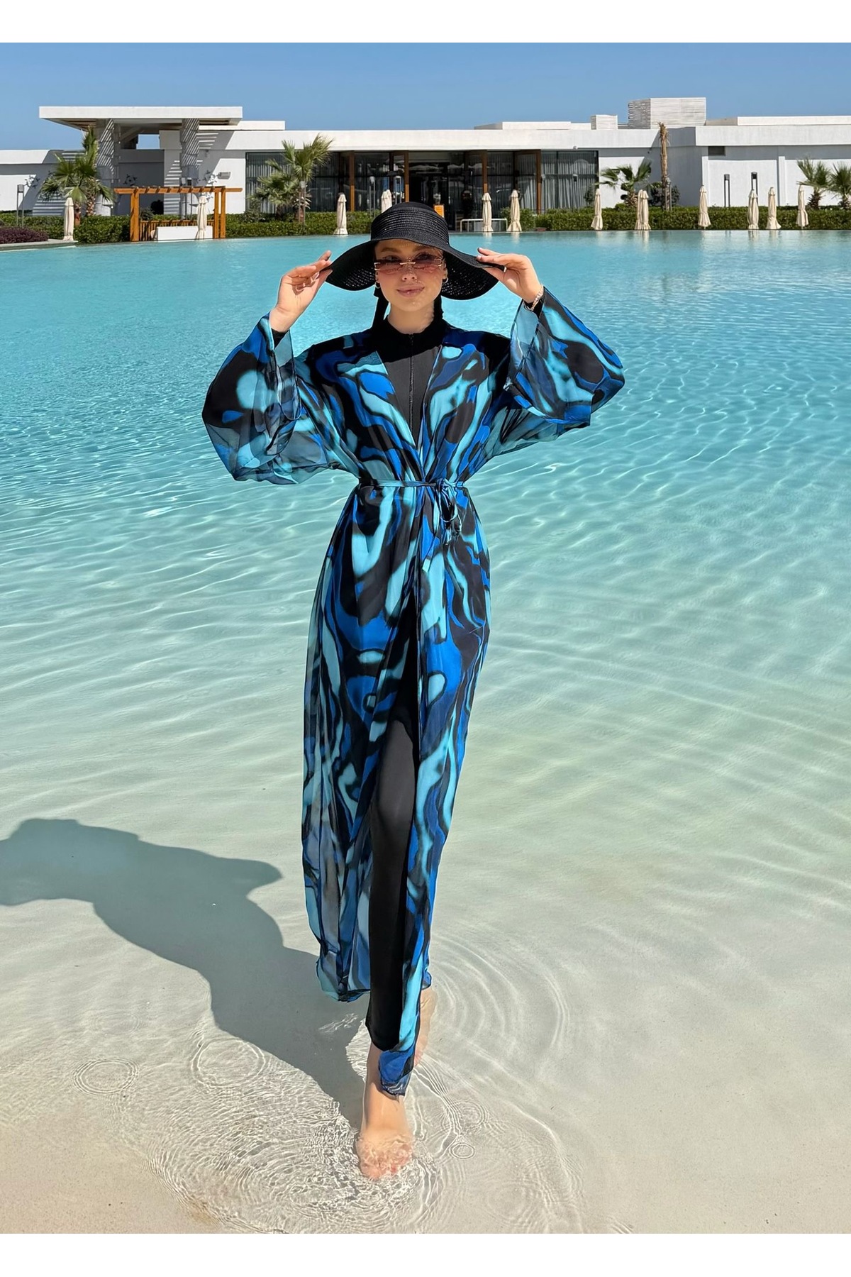 Adalenna Moda Özel Tasarım Uzun Pareo görsel 2
