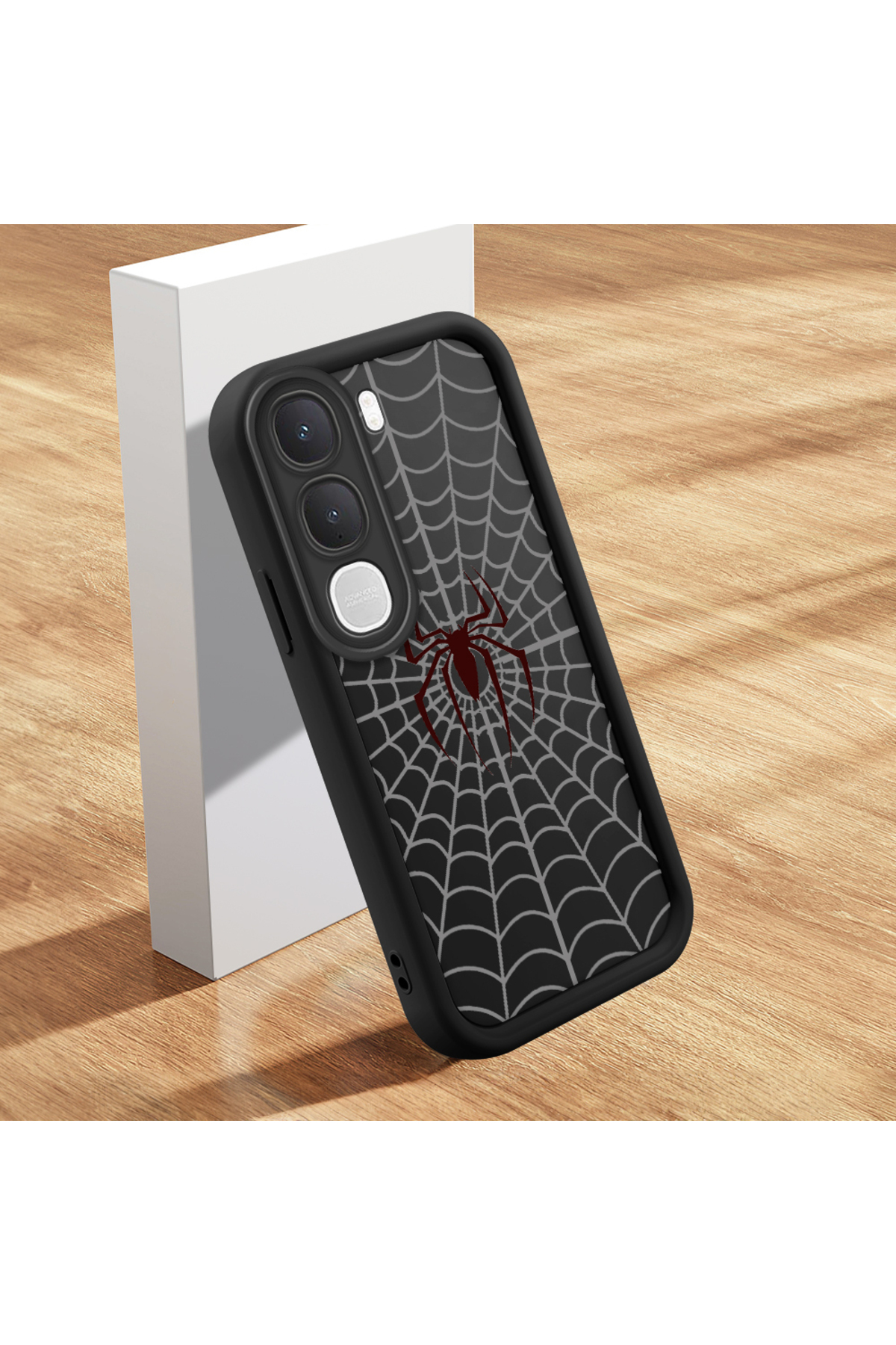 Vivo Y31 5G Compatible Case Slim Soft Silicone Phone Case Spider Pattern