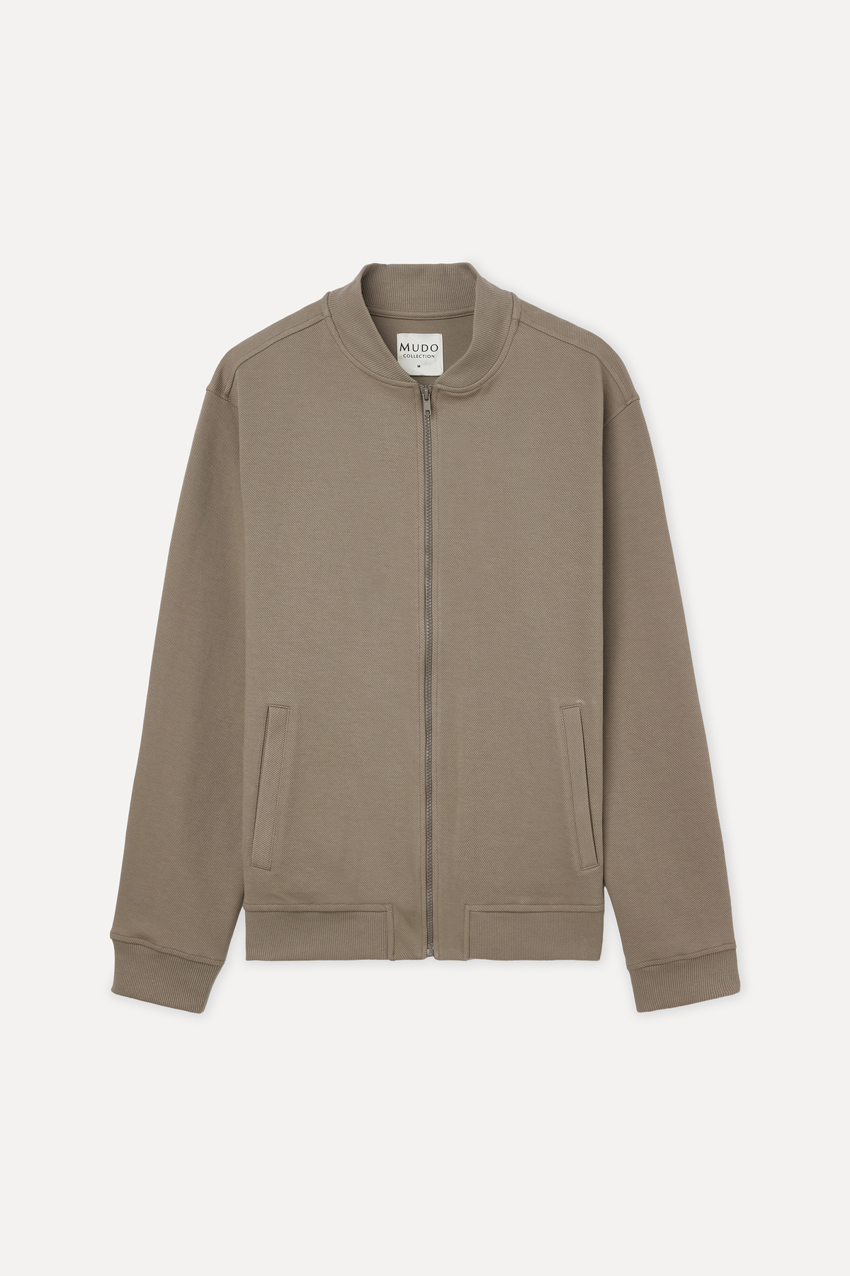 Mudo Erkek Vizon Rengi Regular Fit Bomber Ceket görsel 4