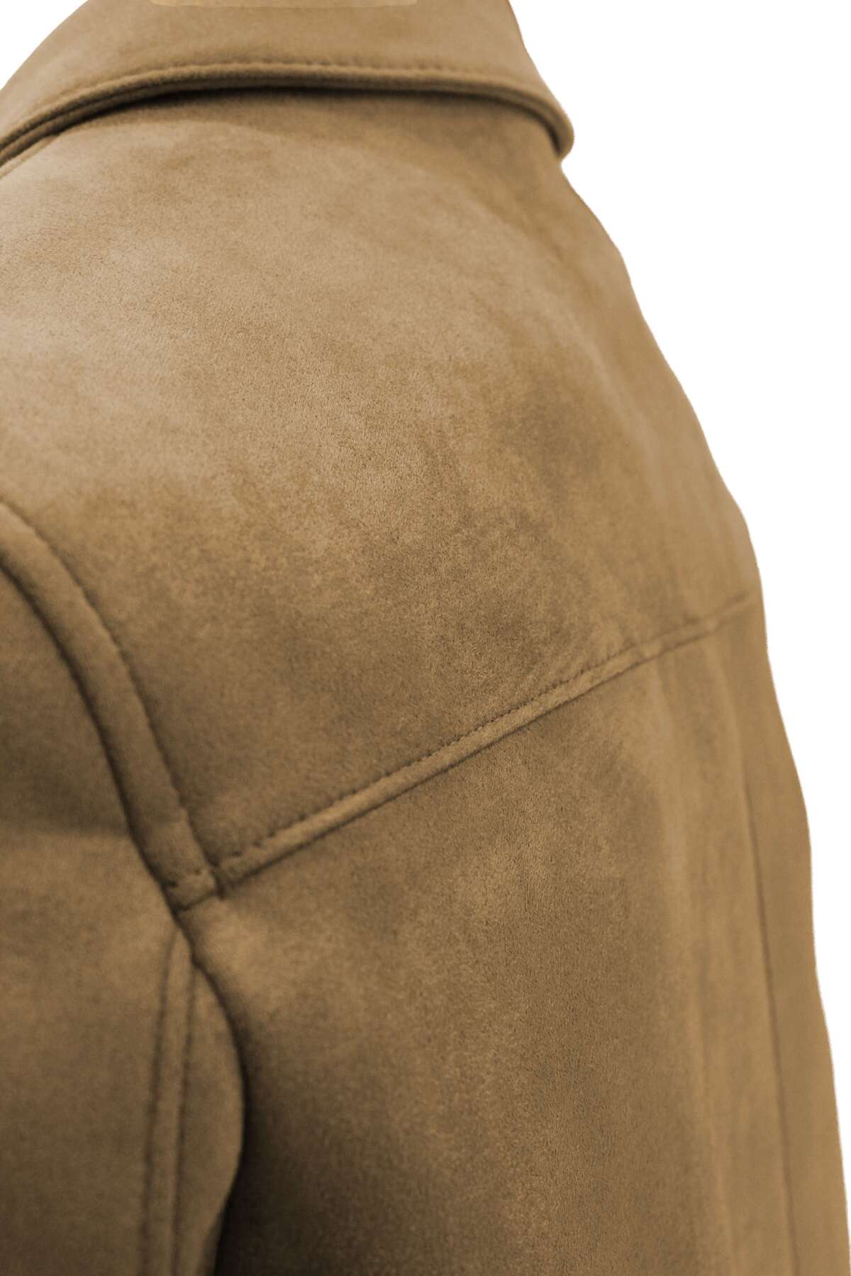 کاپشن مردانه جیر بژ | سبک شهری مدرن — بژ 21941550STD — تصویر 2 از 4