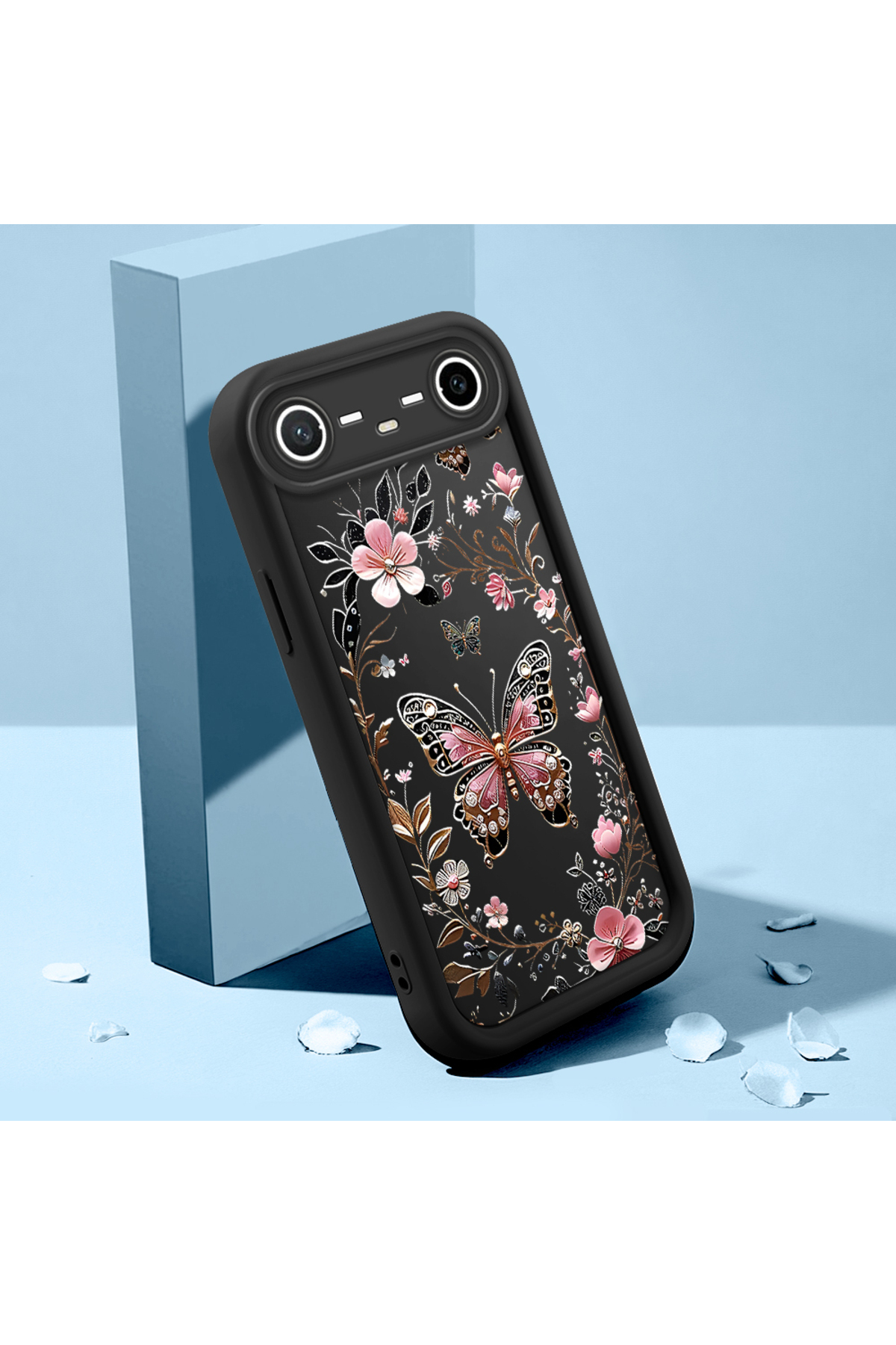 Tecno Spark Slim 5G Compatible Case Slim Soft Silicone Phone Case Butterfly Pattern