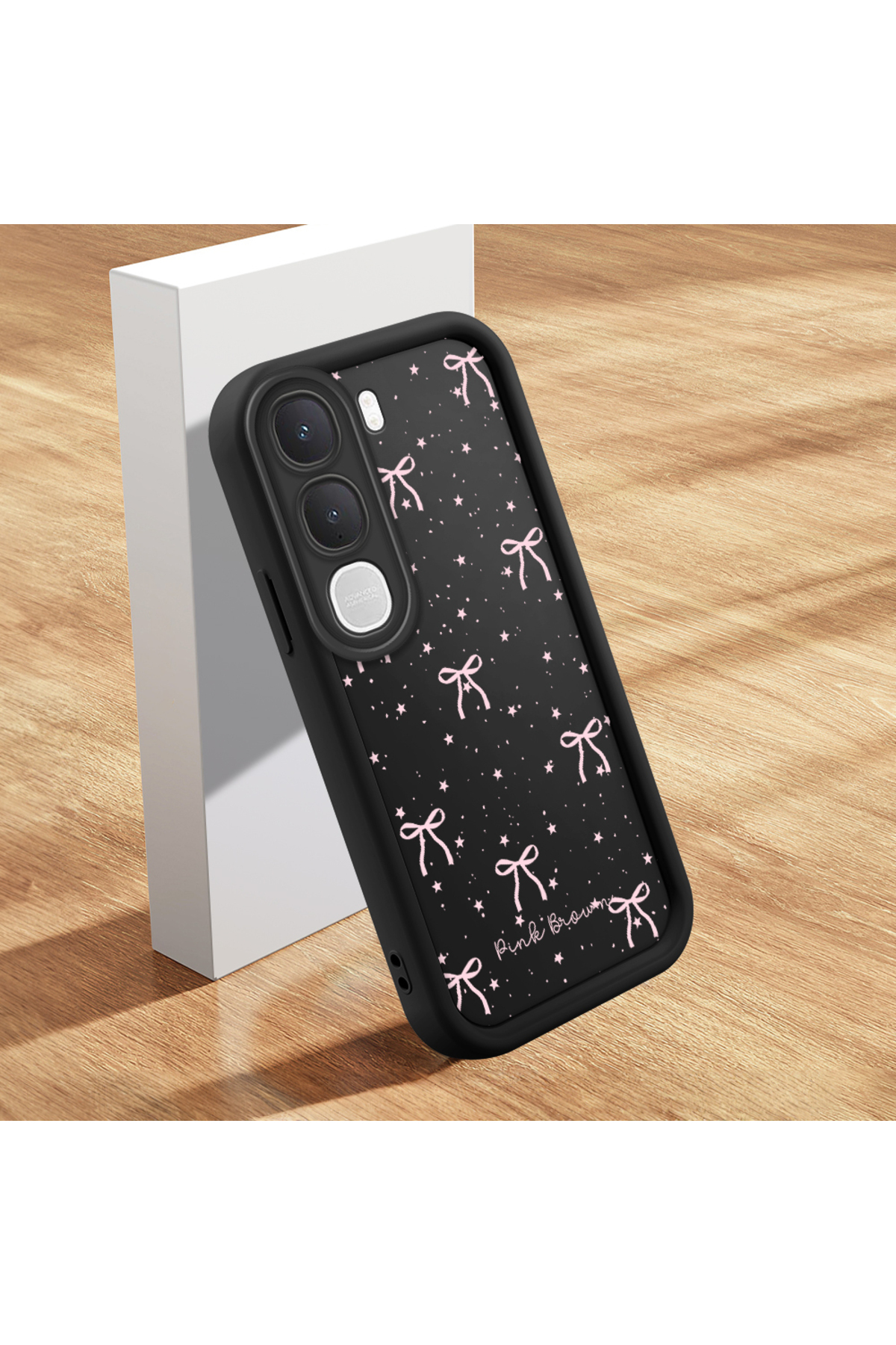 Vivo Y31 5G Compatible Case Slim Soft Silicone Phone Case Bowtie Pattern
