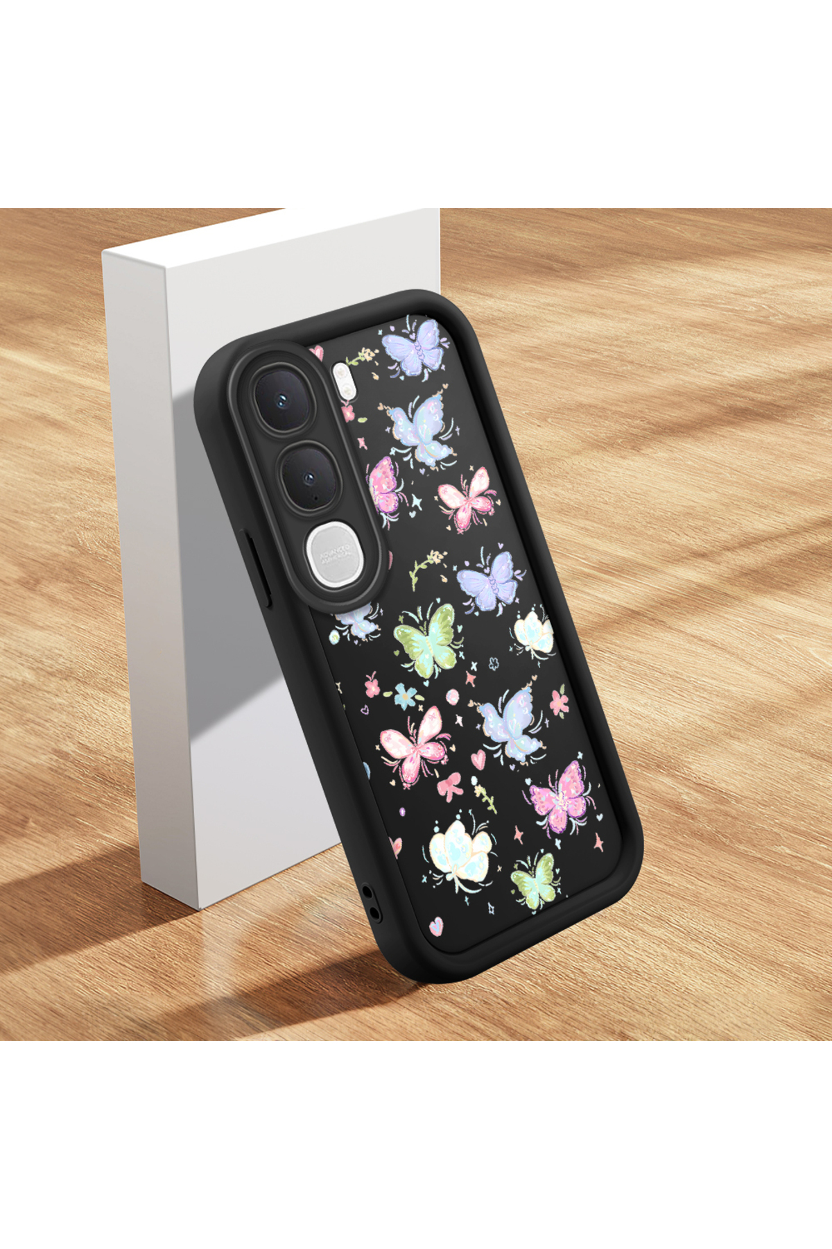 Vivo Y31 5G Compatible Case Slim Soft Silicone Phone Case colorful butterfly