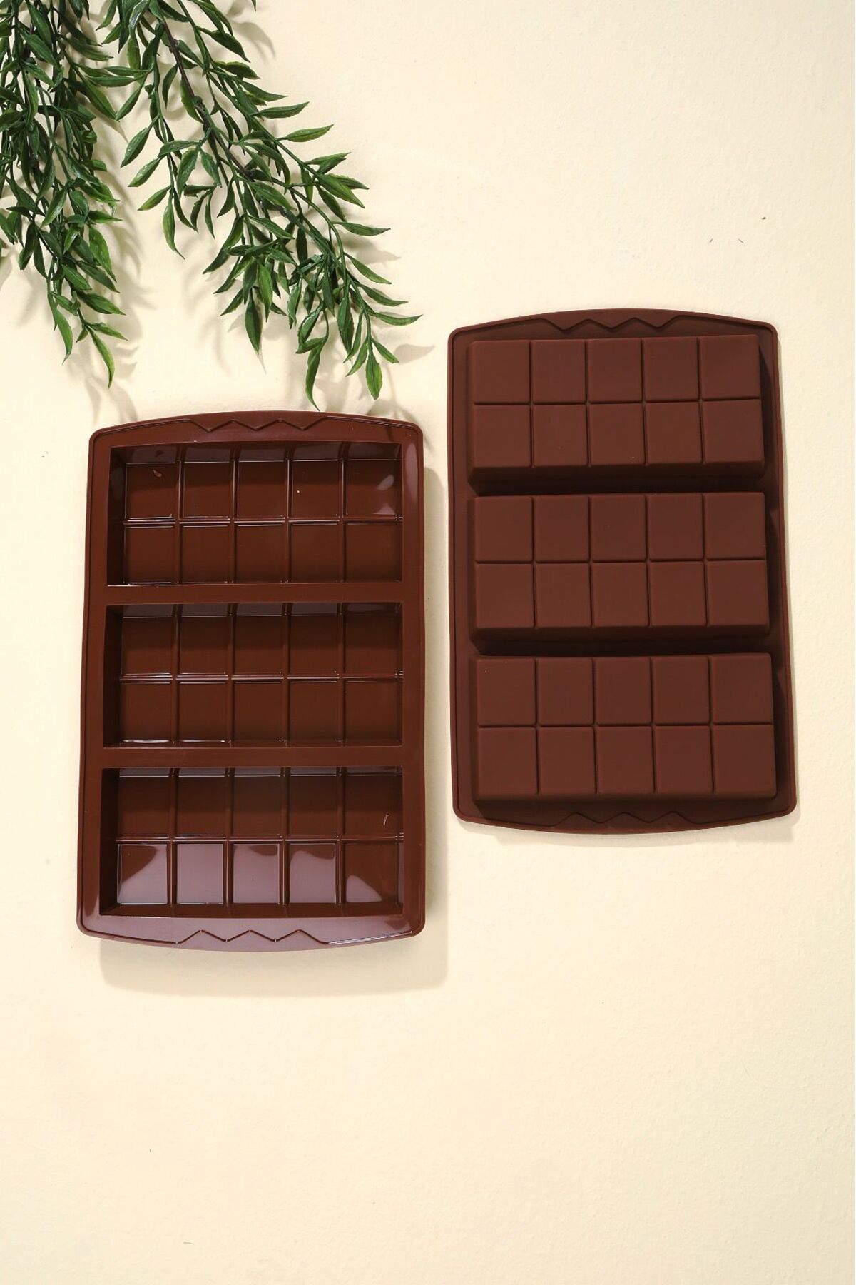 Silikon Dubai Çikolatası Kalıbı 10x24 cm 12 Bölmeli