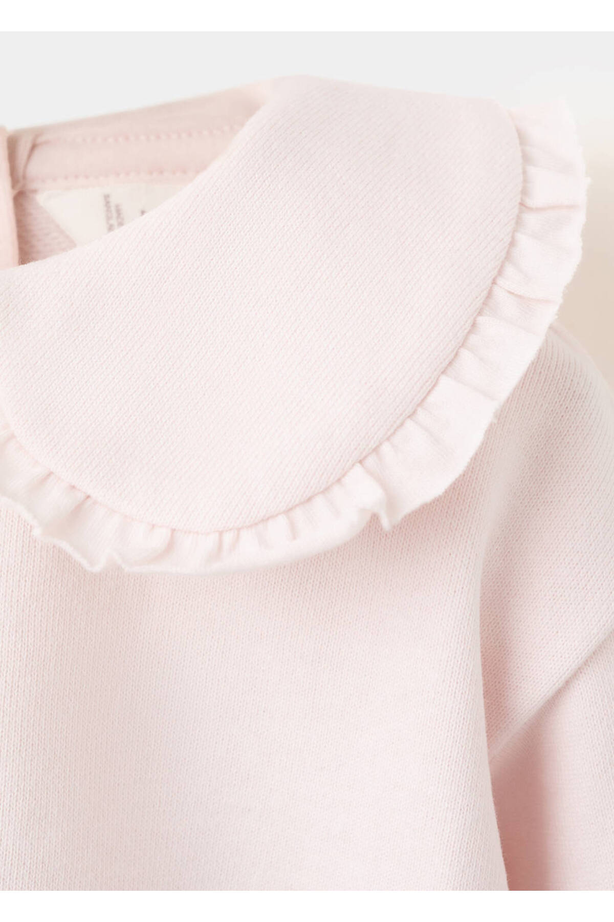 MANGO Baby Bebe yaka pamuklu sweatshirt fotoğrafı 4 (önizleme)