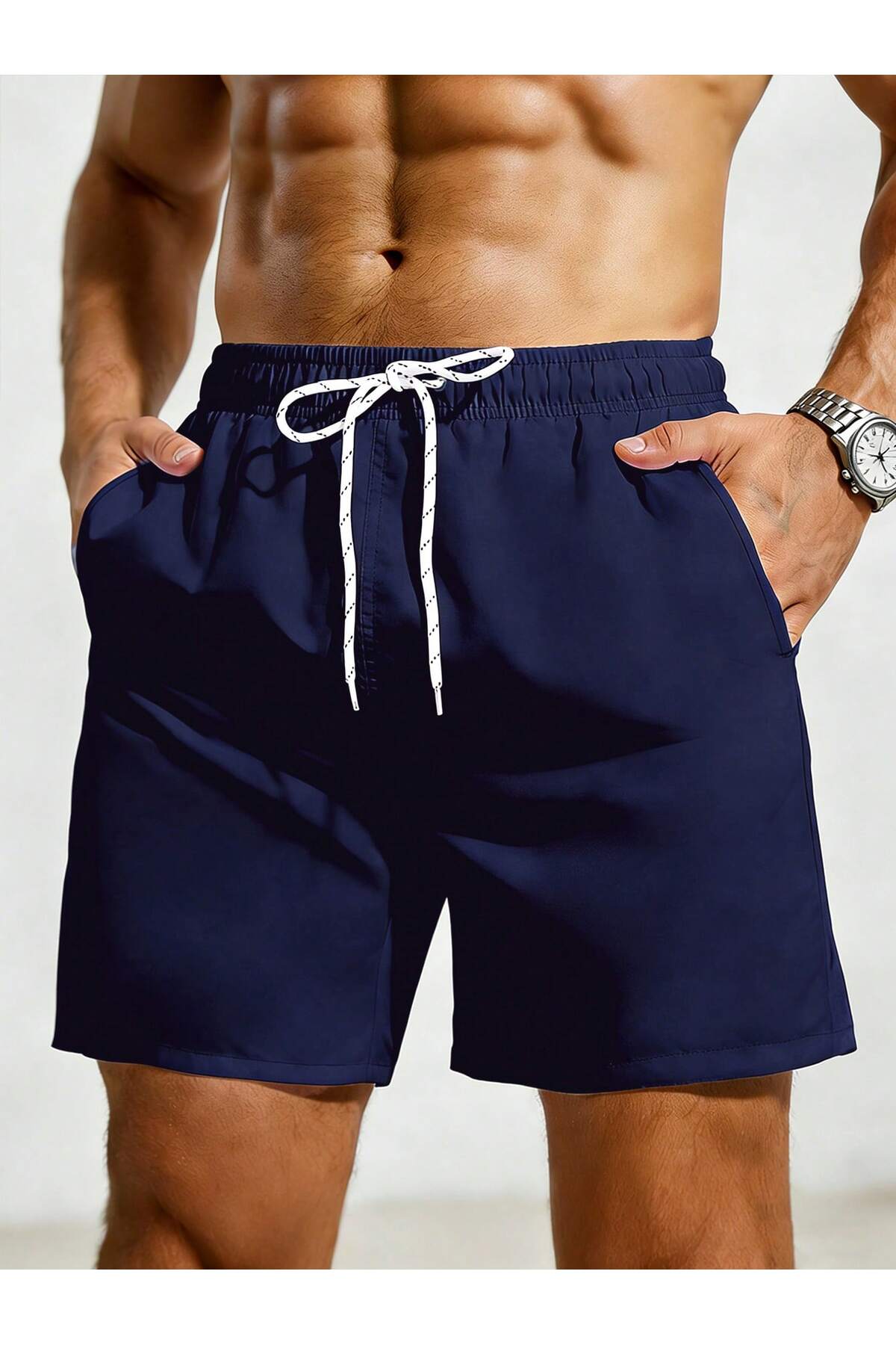 ZİYMO Men's Lace-Up Shorts