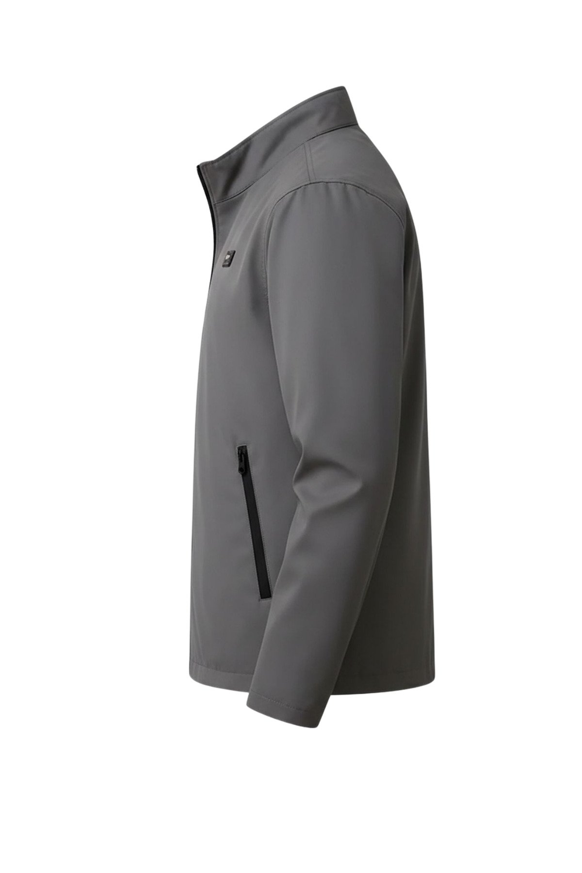 SİVAİST  Gri Erkek Pamuk Polyester Karışımlı Bonded Kumaş Su Ve Rüzgar Geçirmez Mevsimlik&Yazlık Mont - Görsel 3