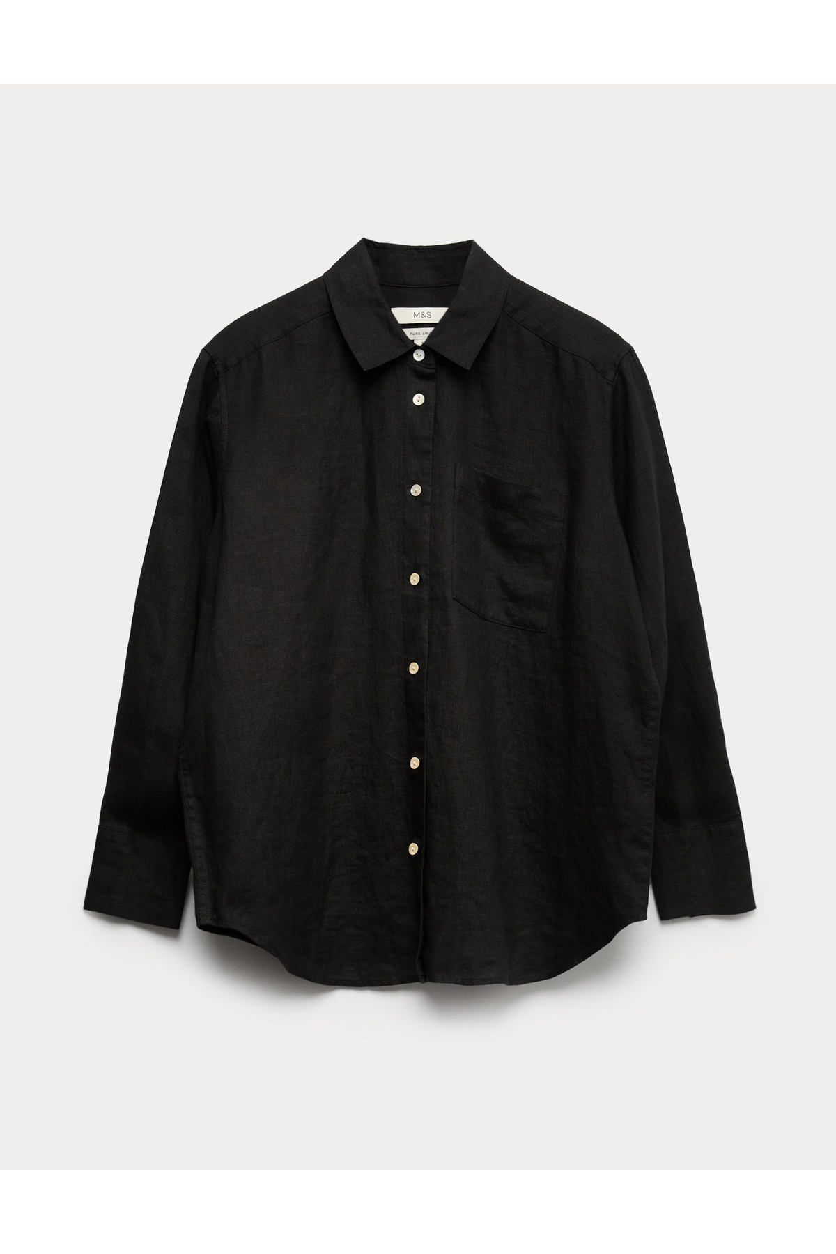 Marks & Spencer  %100 Keten Regular Fit Gömlek