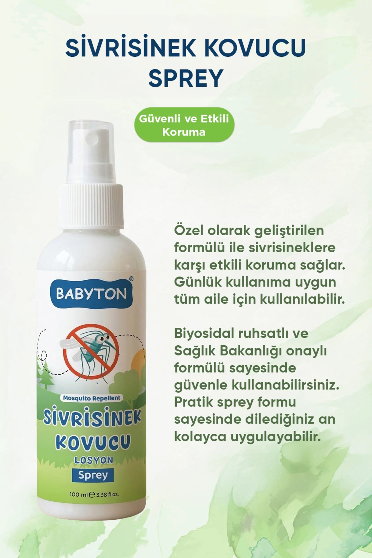 Sivrisinek Kovucu Sprey 100 ml+Sport Güneş Koruyucu Sprey 200 ml+Hero Stick XL 15 gr 3'lü Set — SNKSPORTSPRYHR15 — تصویر 3 از 5