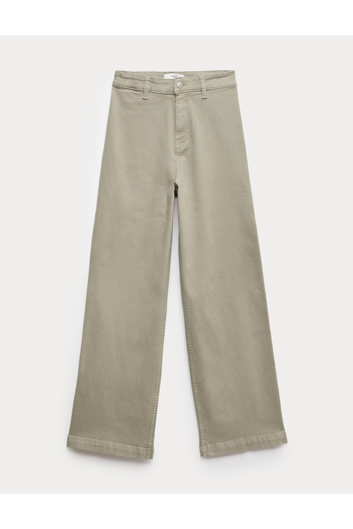 Marks & Spencer  Yüksek Bel Wide Leg Grazer Jean - Görsel 3