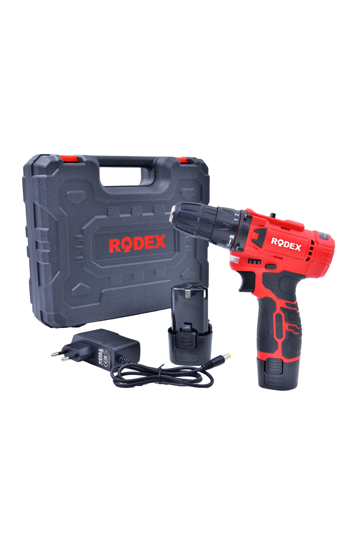 Rodex RDX3322 12V 1.5Ah Çift Akülü Şarjlı Matkap Vidalama - 28Nm
