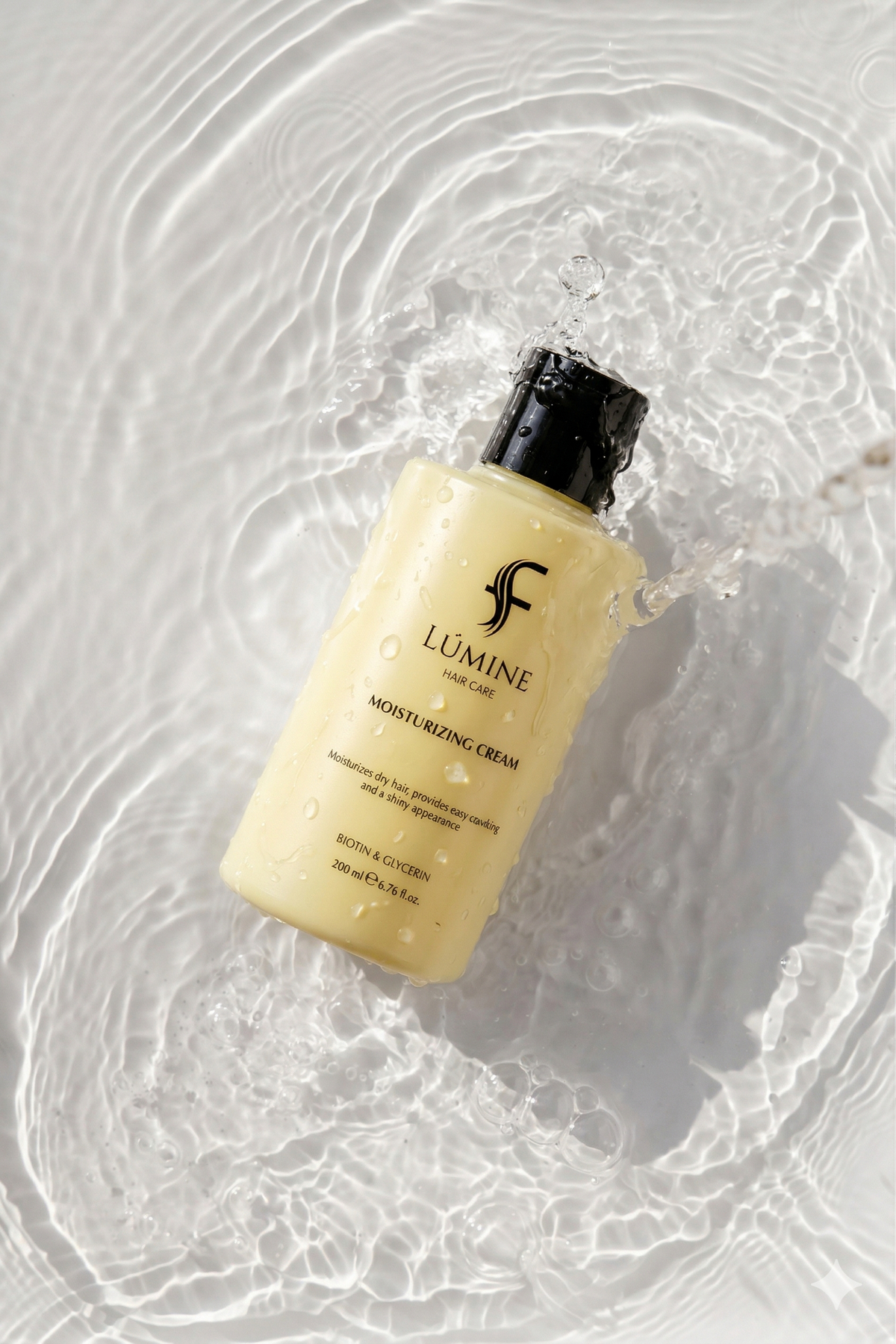 MOISTURIZING CREAM - DURULANMAYAN NEMLENDİRİCİ SAÇ BAKIM KREMİ - 200 ML. — LMN002 — تصویر 4 از 4