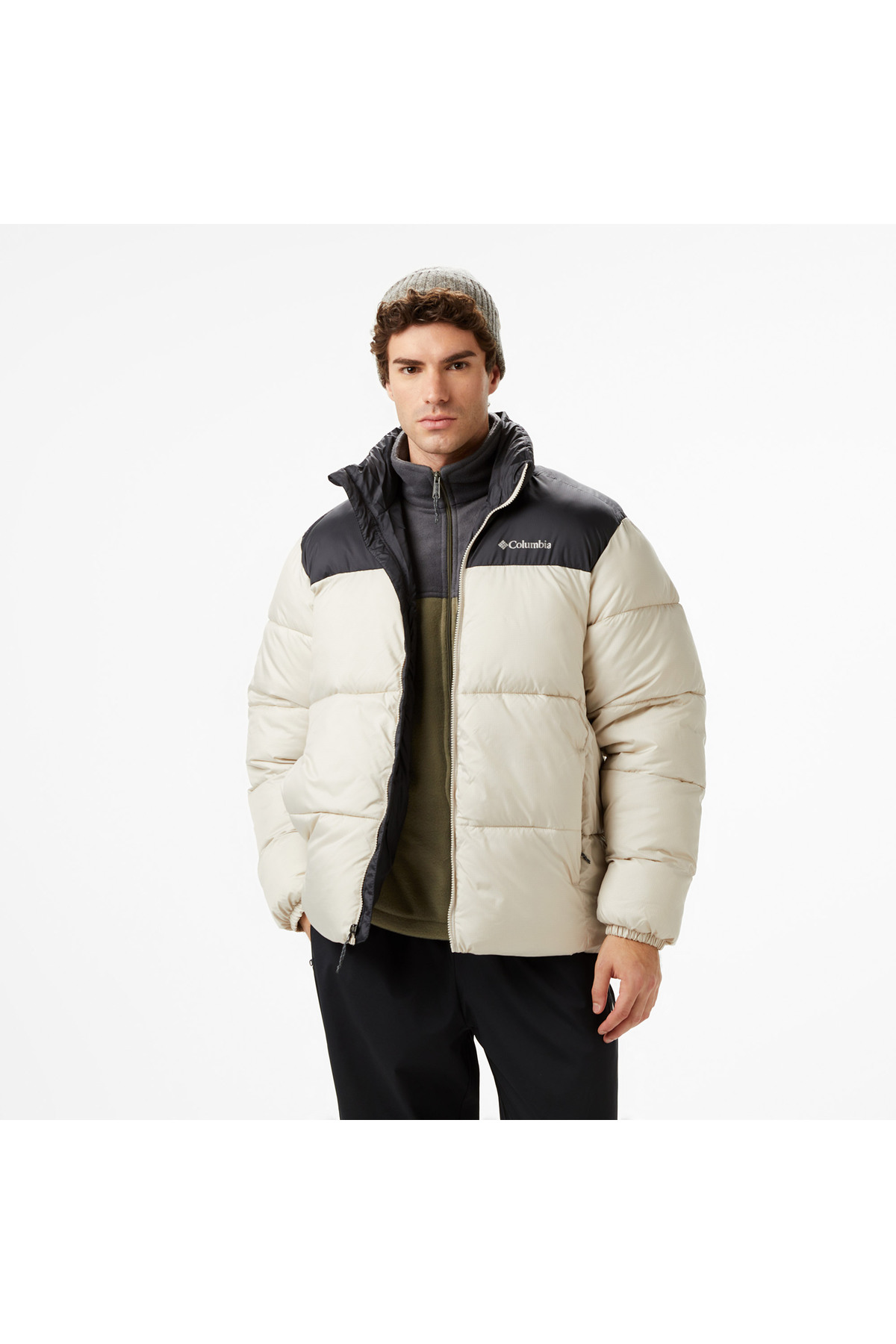 Columbia Puffect III Erkek Kahverengi Outdoor Mont