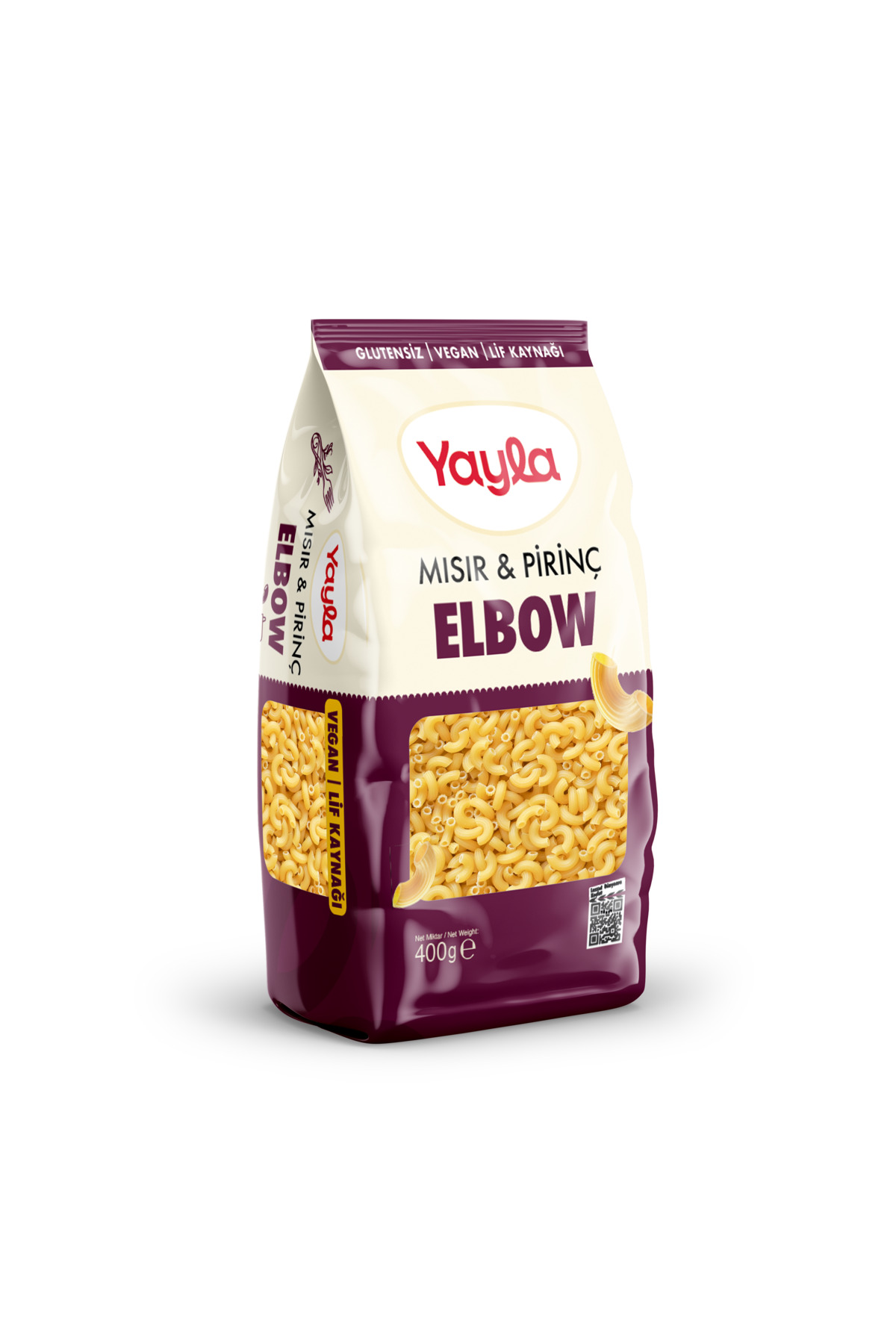 Yayla GLUTENSİZ VEGAN ELBOW MISIR&PRİNÇ 400 ML MAKARNA - Fiyatı, Yorumları