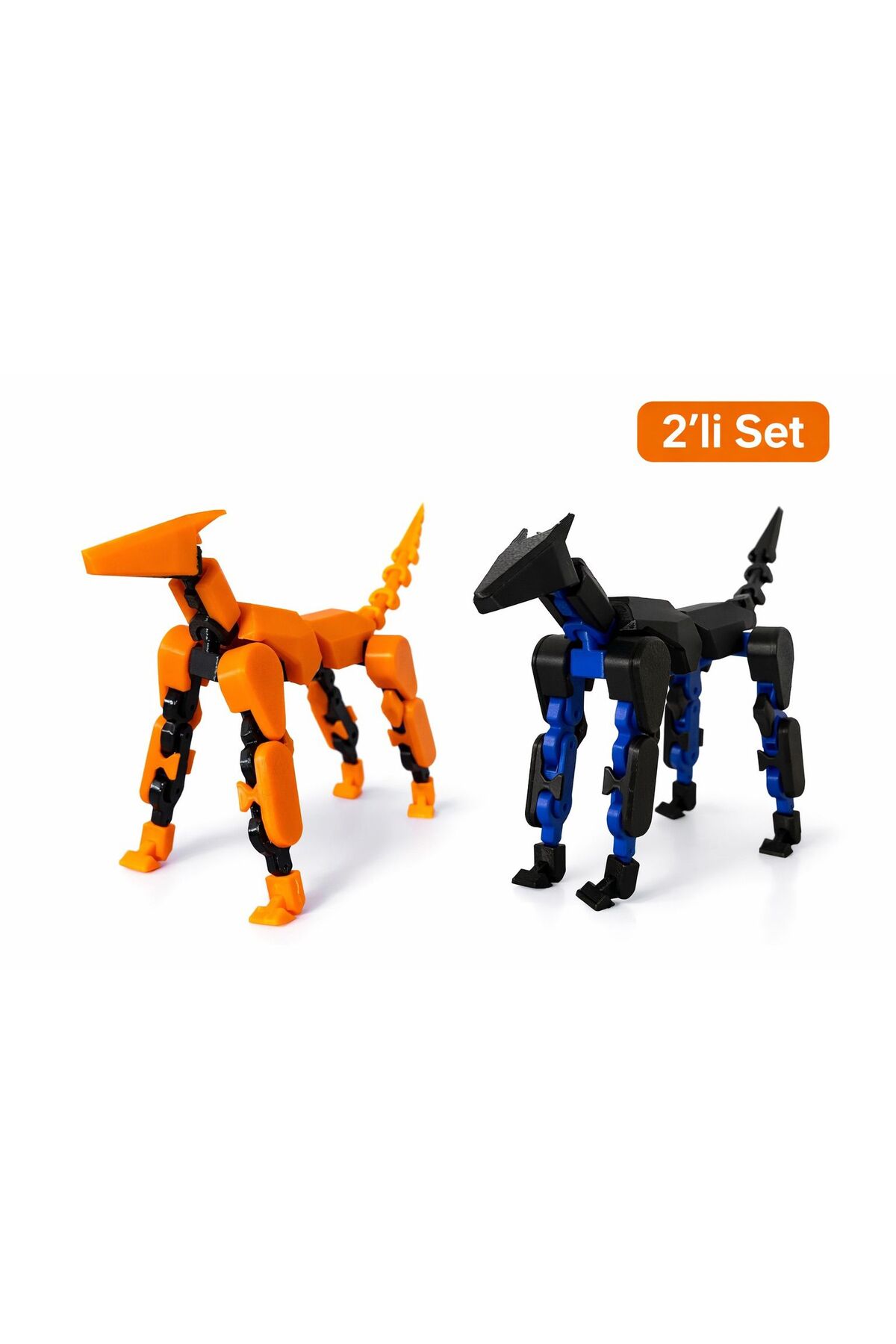 【未開封】ゲベ　dog　2体セット MD Design Dummy 13 K9 Köpek Figür Seti 2'li - Hareketli Eklemli
