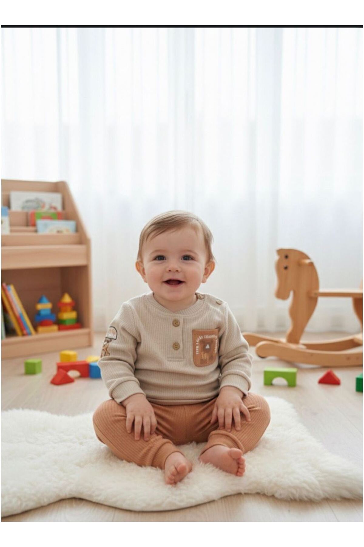 Shafag Home 446036 BASKILI CEPLİ İNTEROK ERKEK TAKIM fotoğrafı 2 (önizleme)