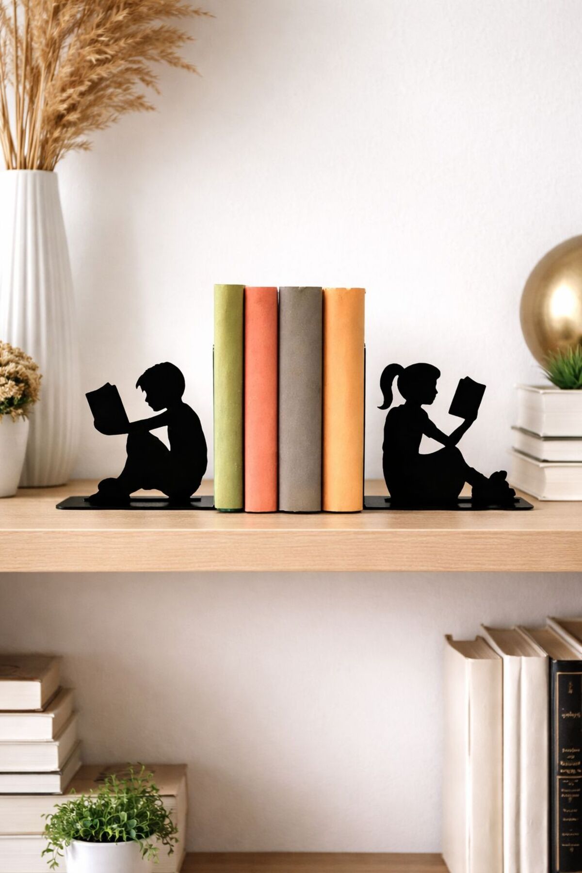 2nd Team 📕 BLACK 📘 Boys and Girls ❤️Book Reader Book Holder Book Support METAL BOOKCASE