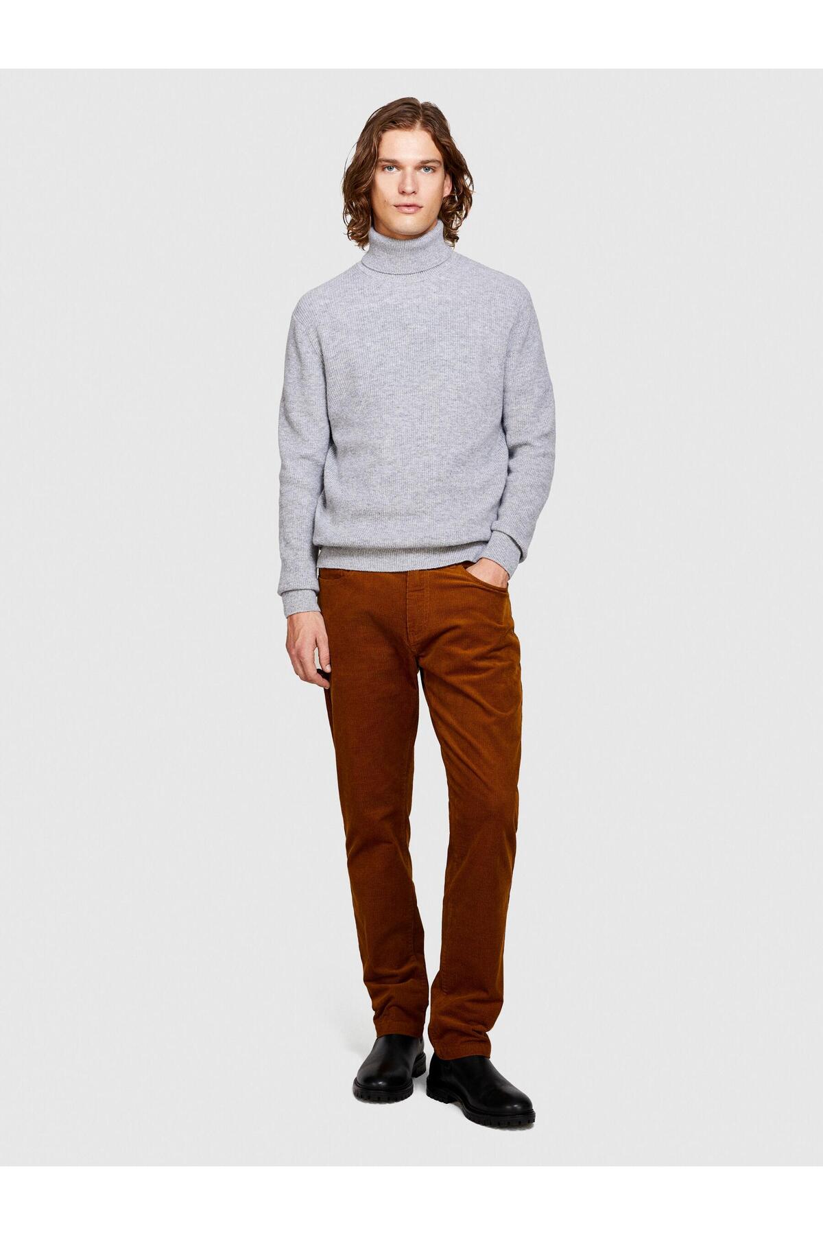 5 Cepli Regular Fit Kadife Pantolon Erkek Kahverengi T-Shirt - 323A432XSE01Q — قهوه‌ای — تصویر 4 از 8