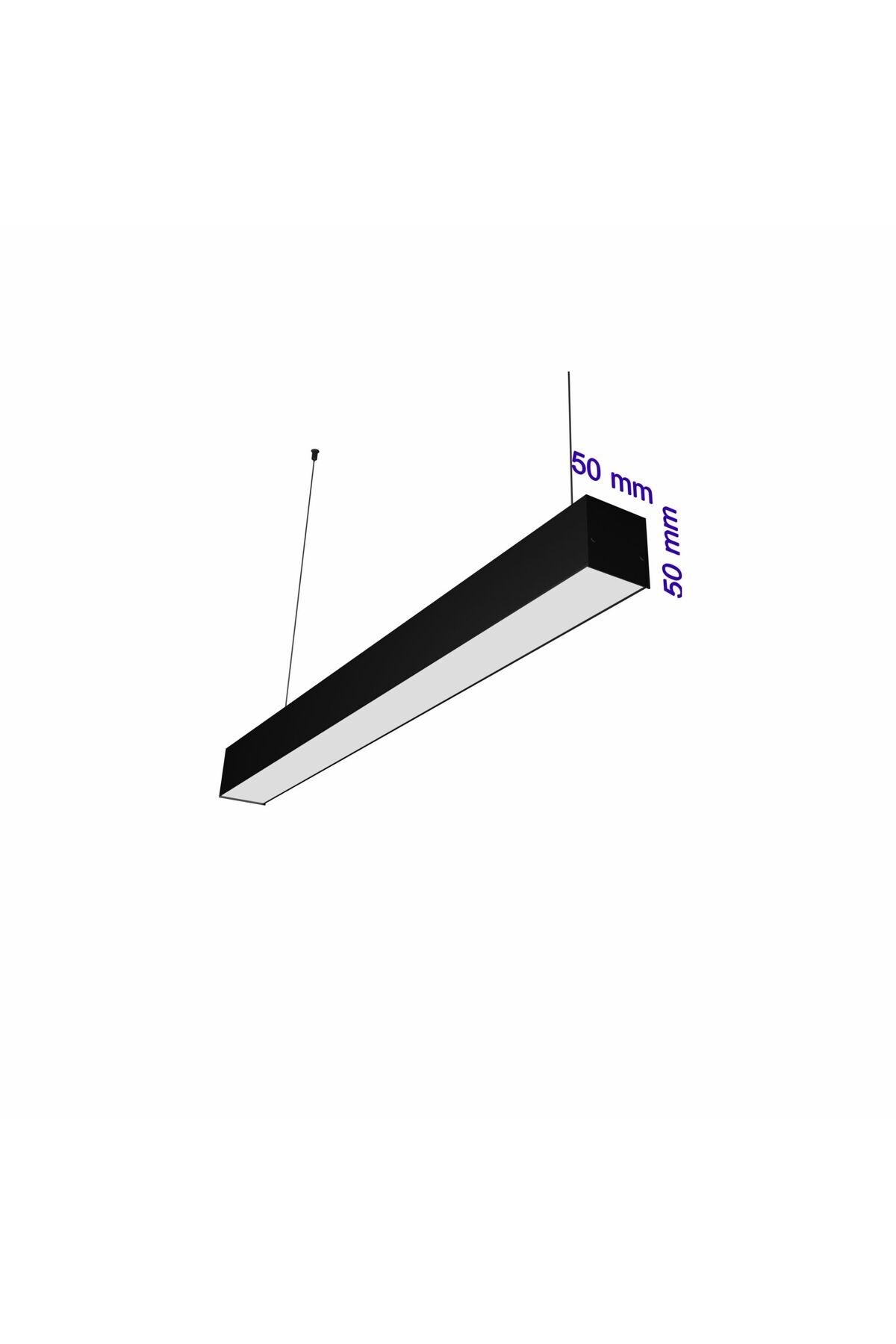آرmatür خطی LED آویز 30W/100CM 50x50 کاسه مدرن روشنایی اداری سالن