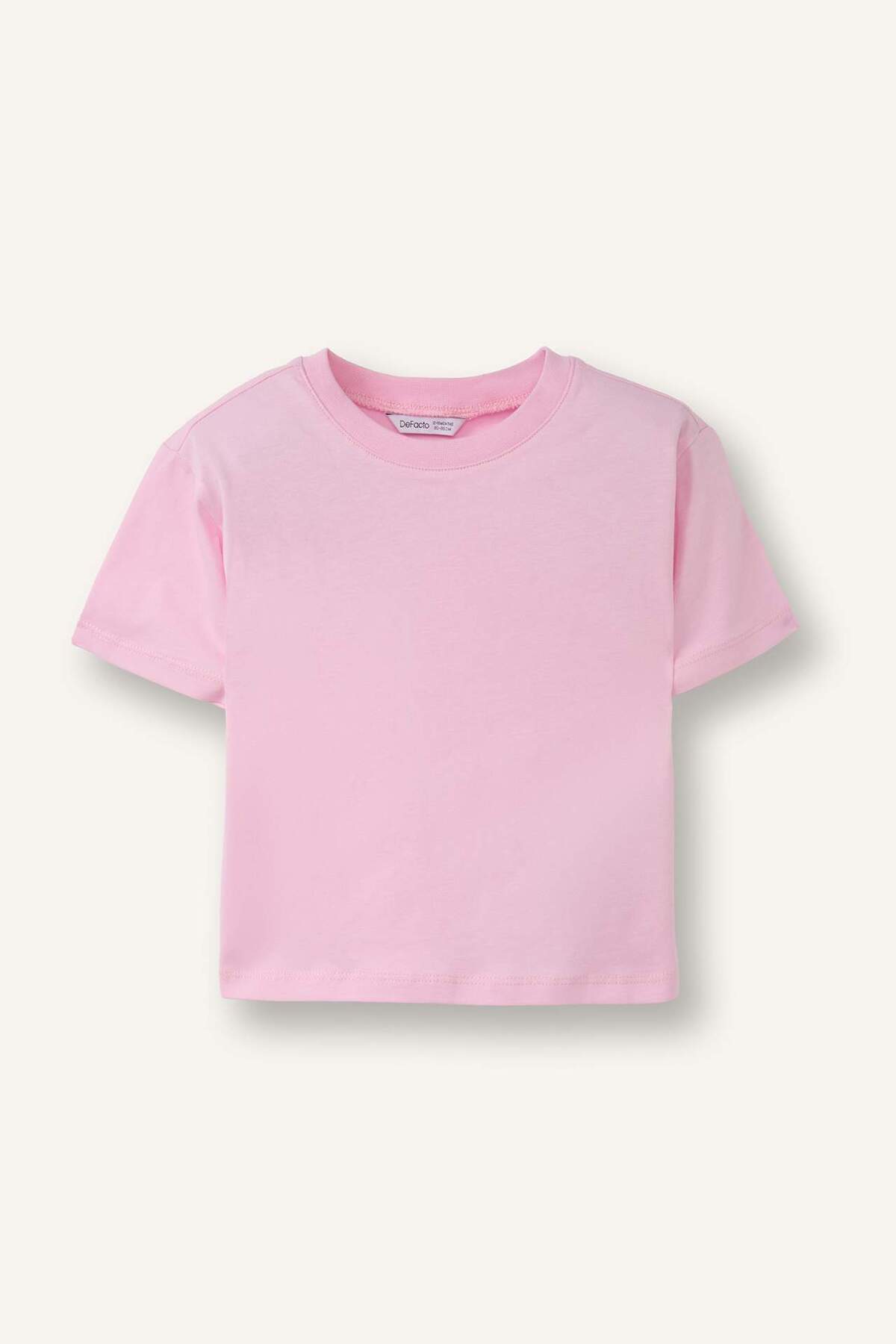 Defacto Çizgili Penye 3lü Tişört Kız Bebek H3001A526SM fotoğrafı 5 (önizleme)