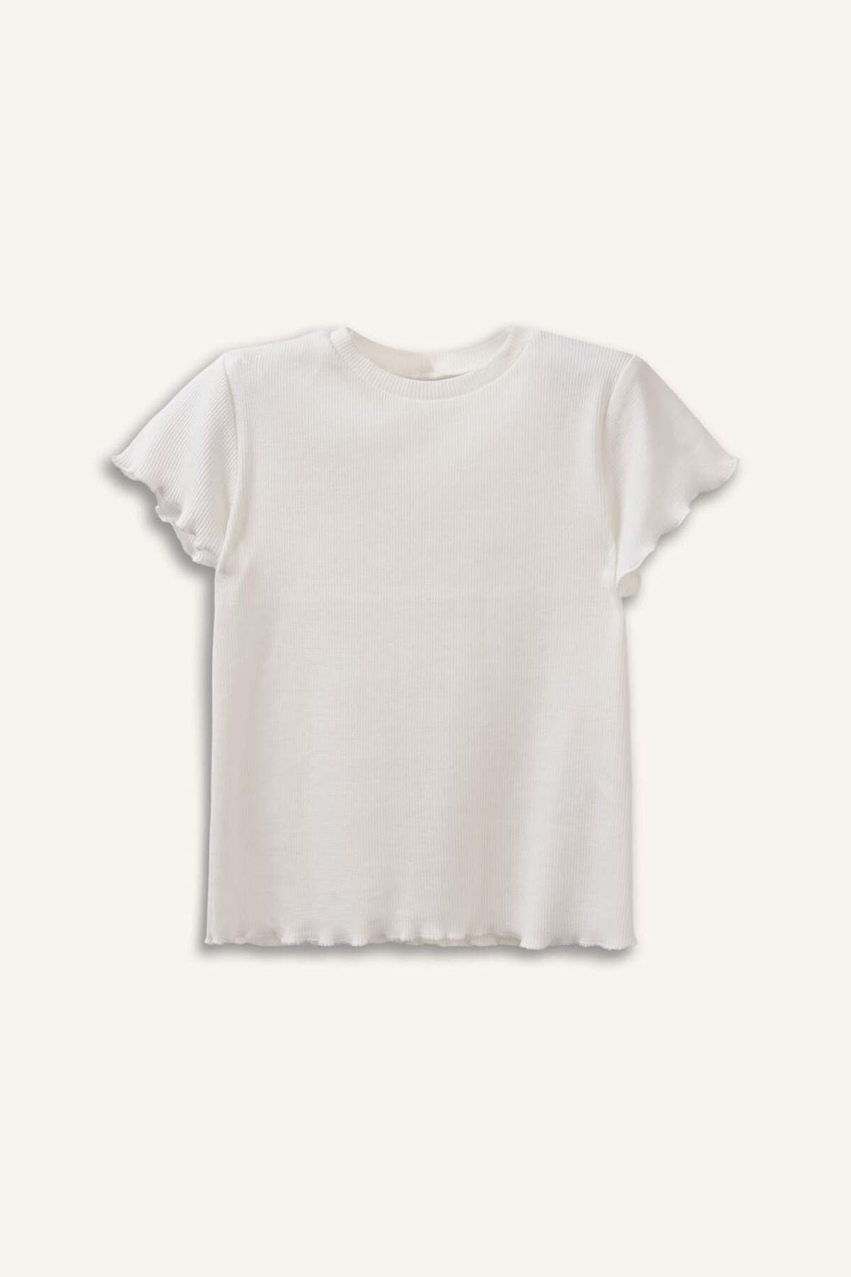 Defacto Bisiklet Yaka Leopar Desenli Fitilli Kaşkorse 2li Uzun Kollu Tişört Kız Bebek H3002A526SM fotoğrafı 6 (önizleme)