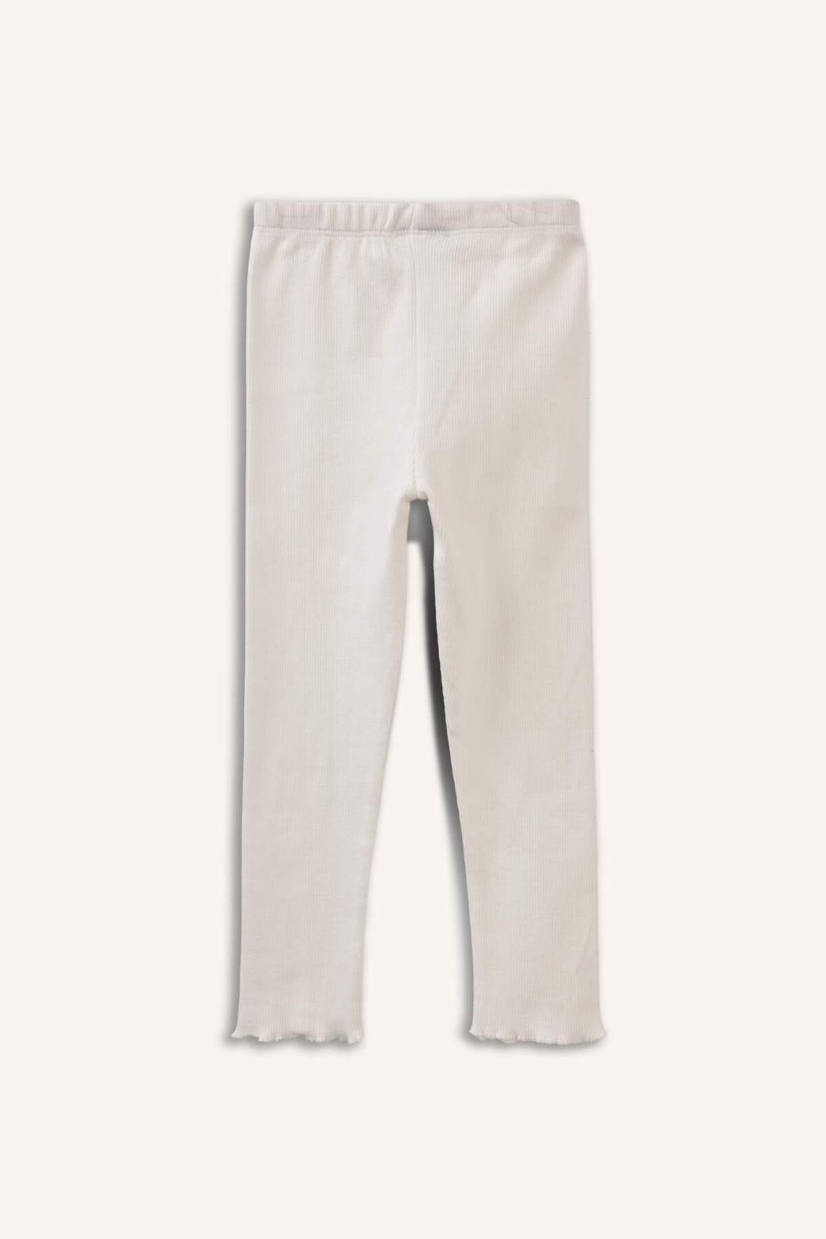 Defacto Leopar Desenli Fitilli Kaşkorse 2li Tayt Kız Bebek H3004A526SP fotoğrafı 7 (önizleme)