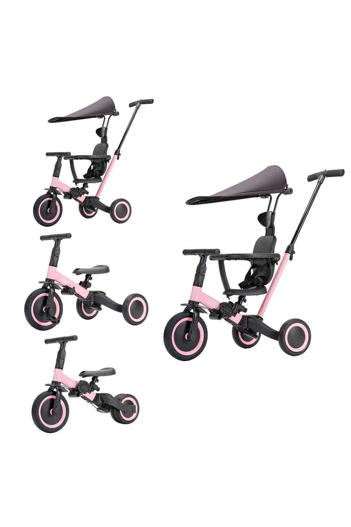 Gokidy 4in1 Rookie 3 Tekerlekli Pembe Bisiklet - Fiyatı, Yorumları