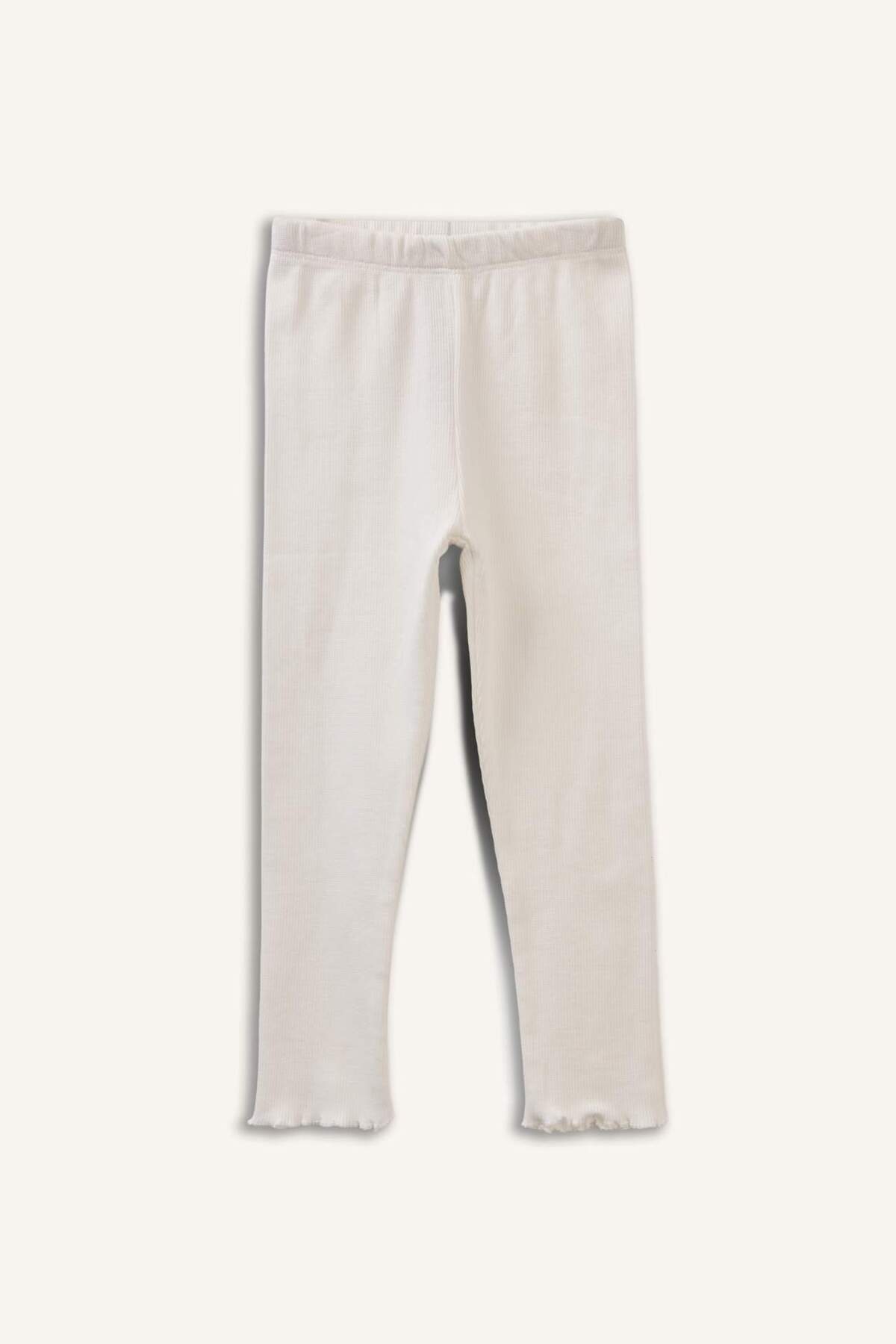 Defacto Leopar Desenli Fitilli Kaşkorse 2li Tayt Kız Bebek H3004A526SP fotoğrafı 4 (önizleme)