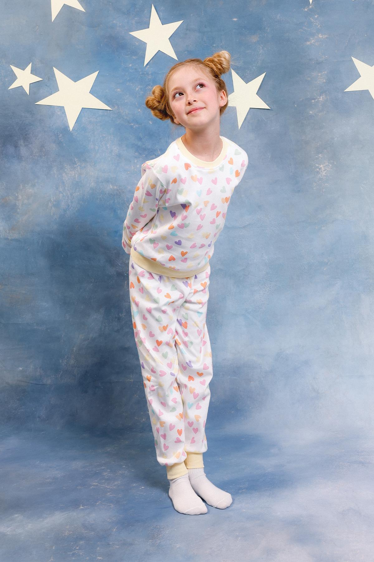 Perendi Kız Çocuk %100 Pamuk Pijama Takımı fotoğrafı 2 (önizleme)