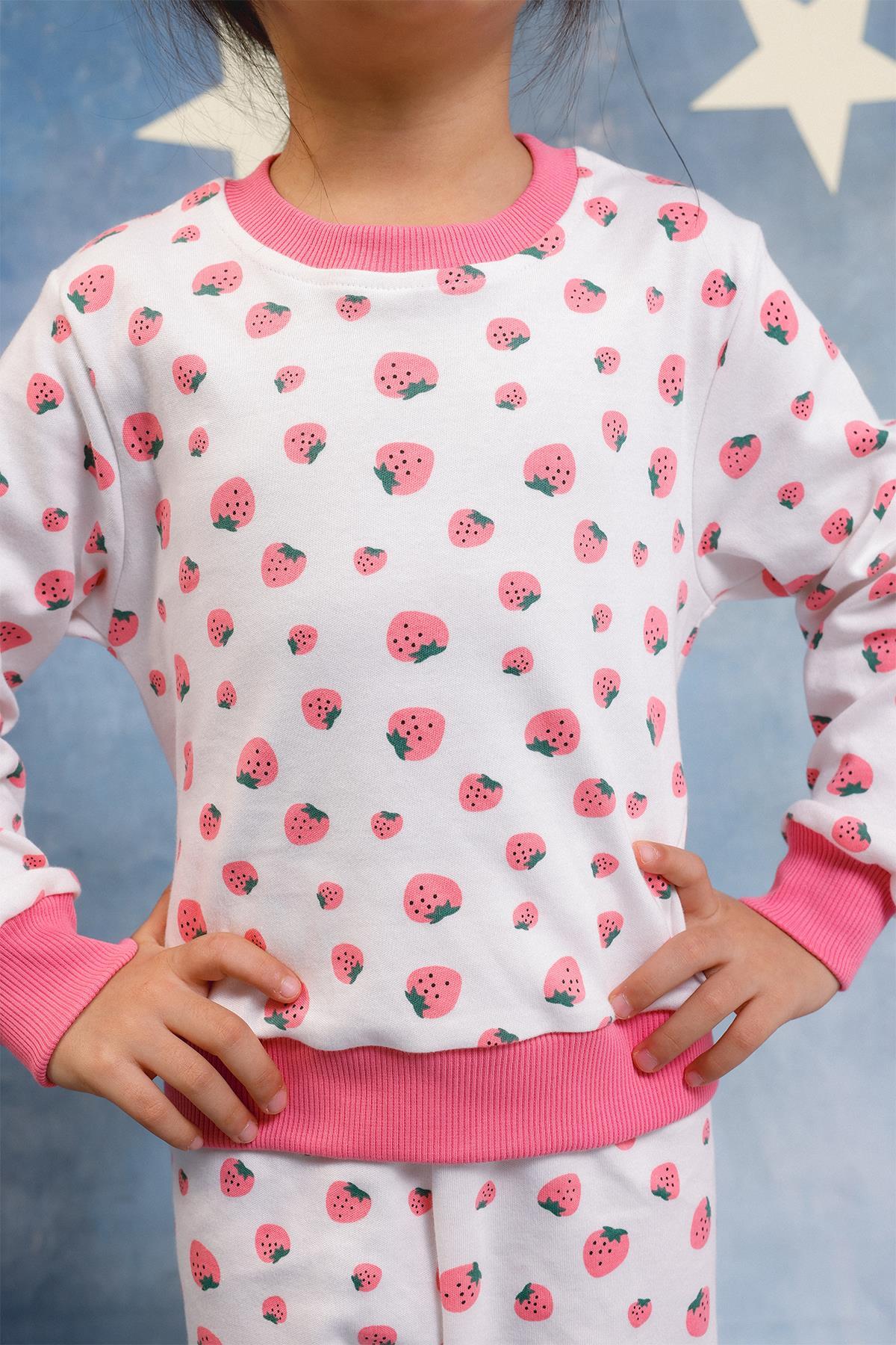 Perendi Kız Çocuk %100 Pamuk Pijama Takımı fotoğrafı 4 (önizleme)