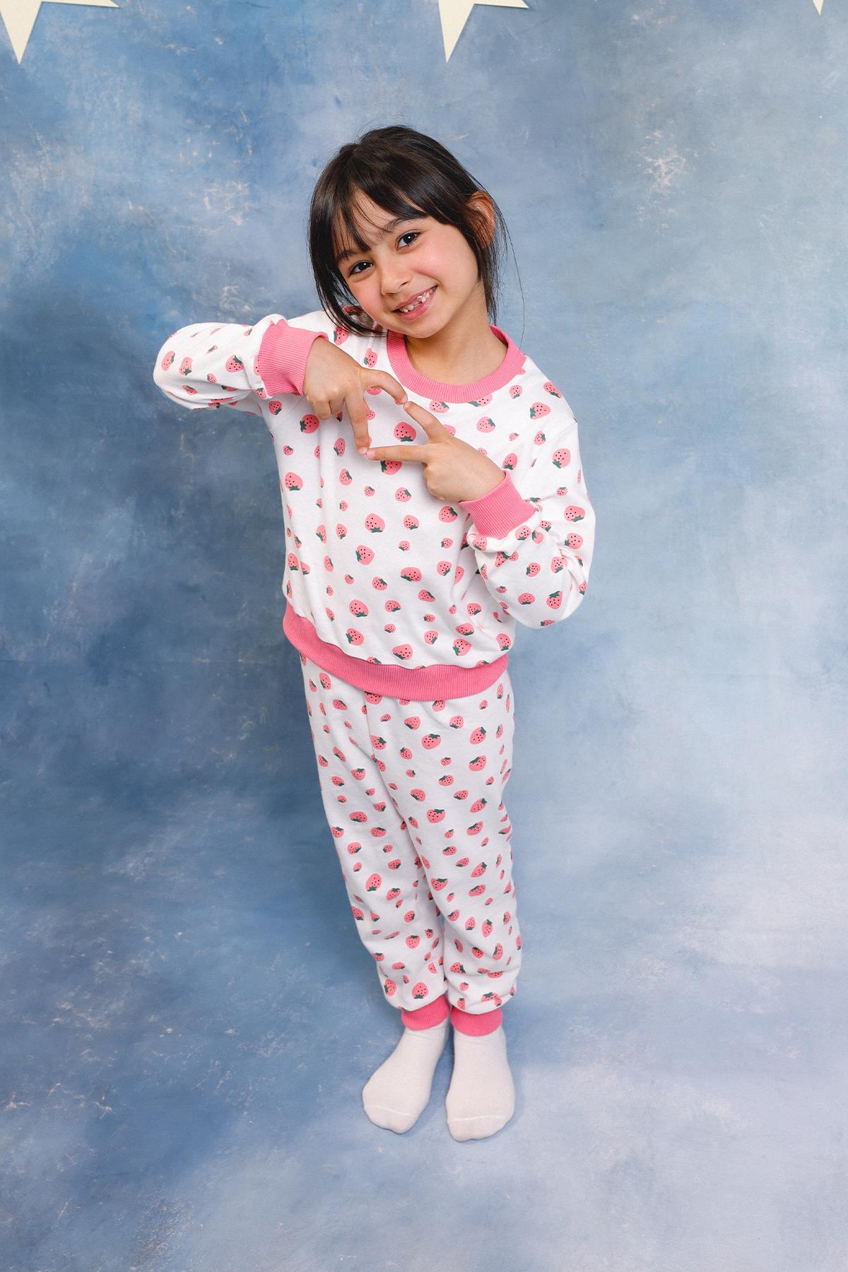 Perendi Kız Çocuk %100 Pamuk Pijama Takımı fotoğrafı 6 (önizleme)